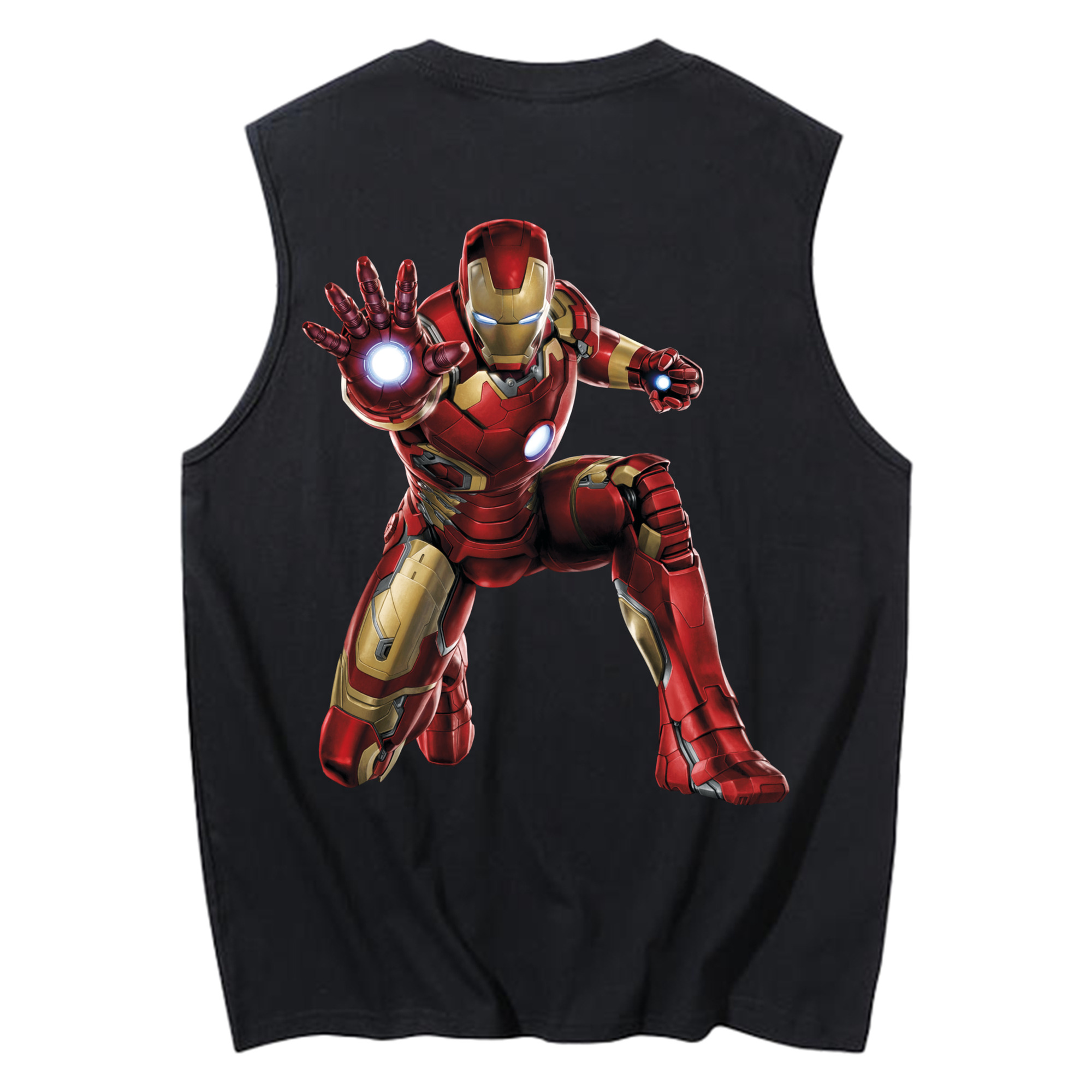 （画像用） アベンジャーズ The Avengers コットン100％タンクトップ（背面プリント）