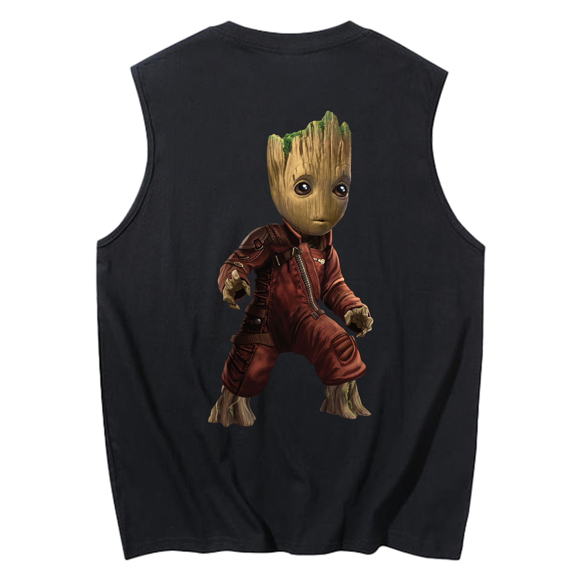 （画像用） アベンジャーズ The Avengers コットン100％タンクトップ（背面プリント）
