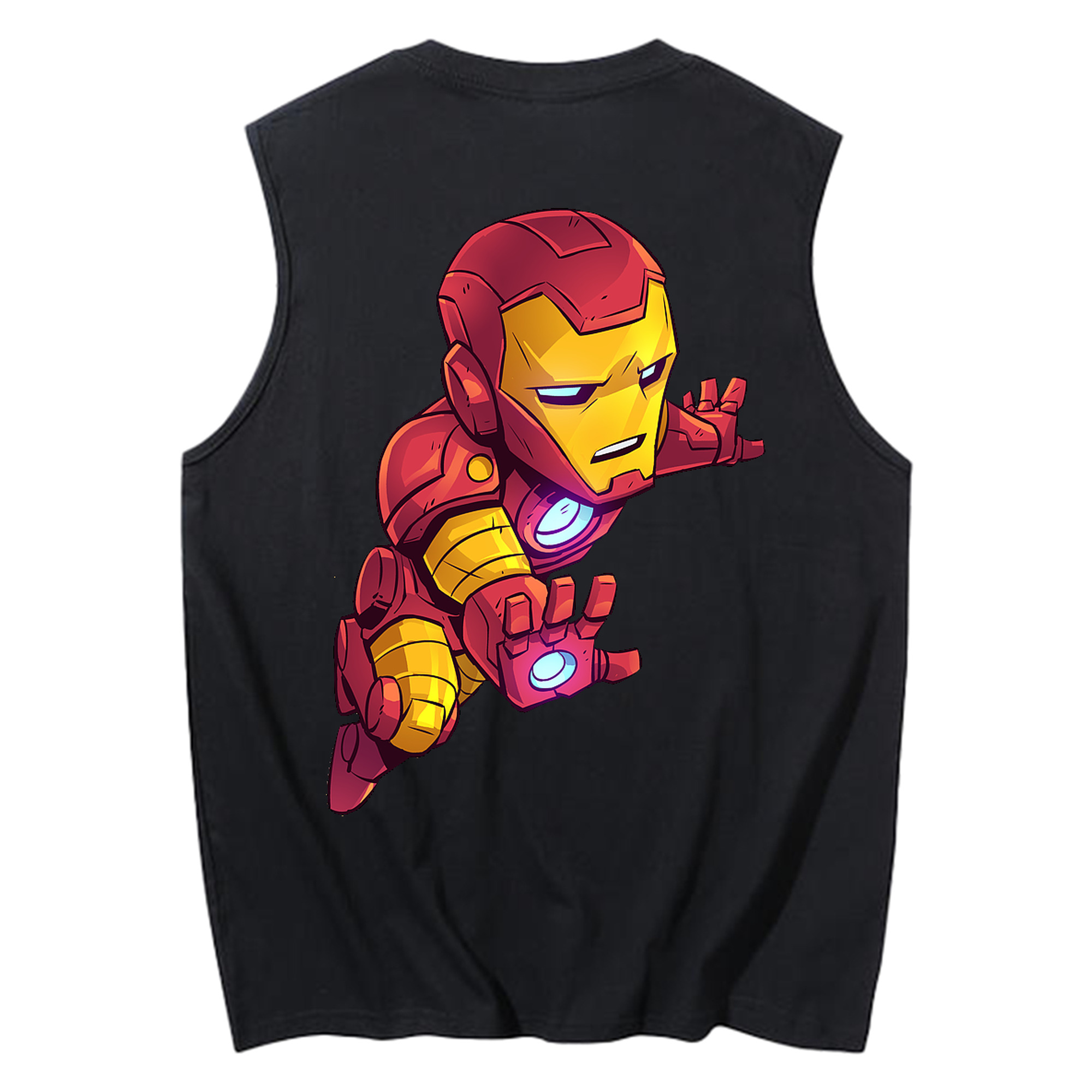 （画像用） アベンジャーズ The Avengers コットン100％タンクトップ（背面プリント）