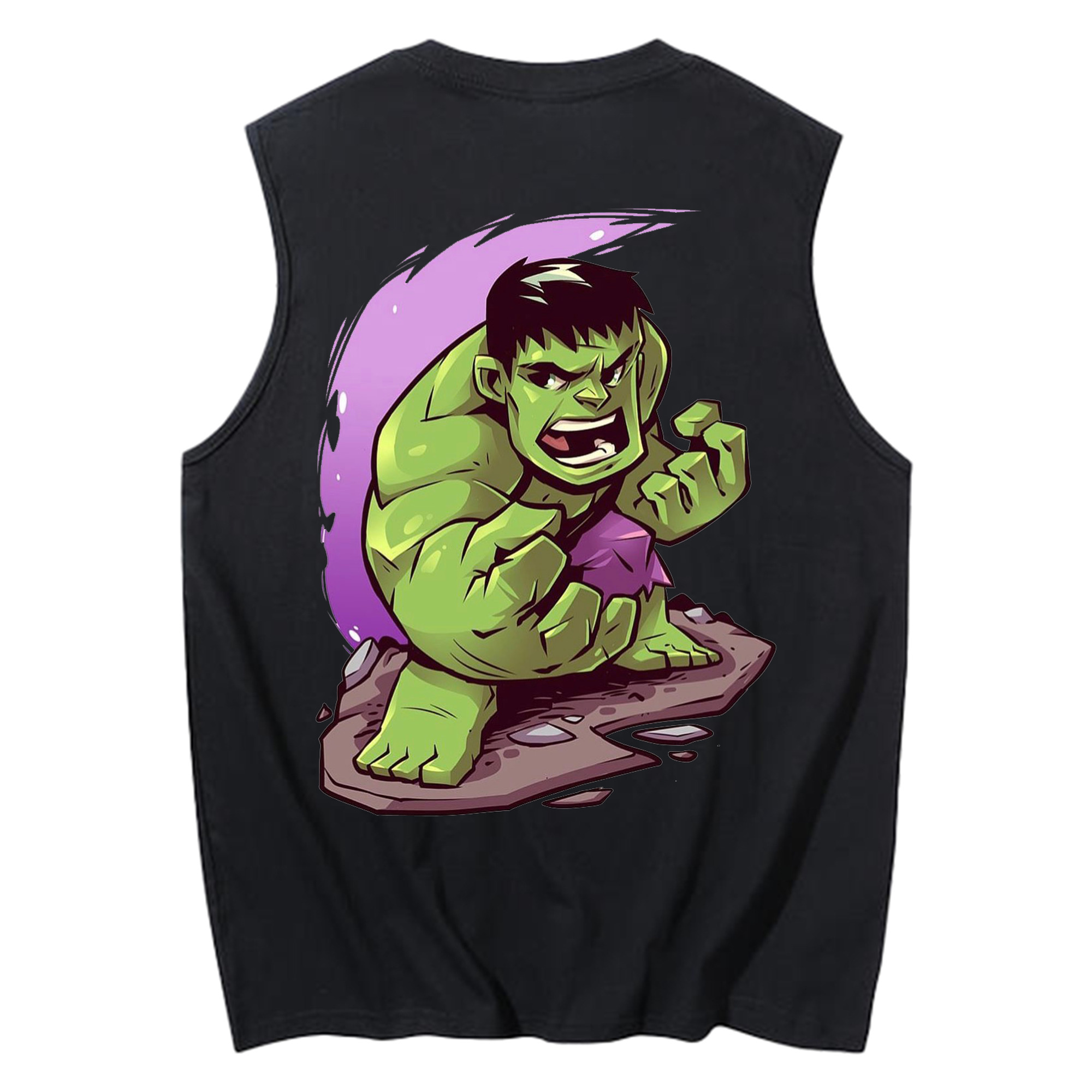 （画像用） アベンジャーズ The Avengers コットン100％タンクトップ（背面プリント）
