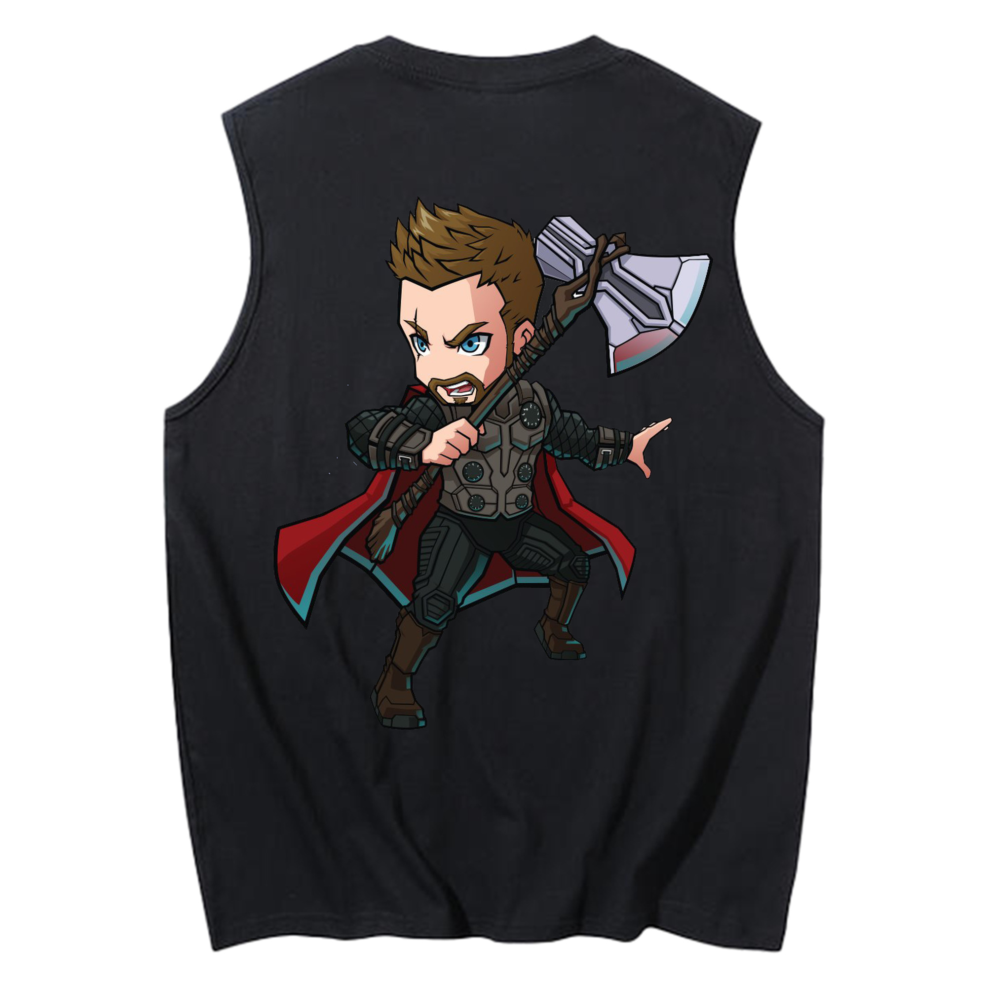 （画像用） アベンジャーズ The Avengers コットン100％タンクトップ（背面プリント）