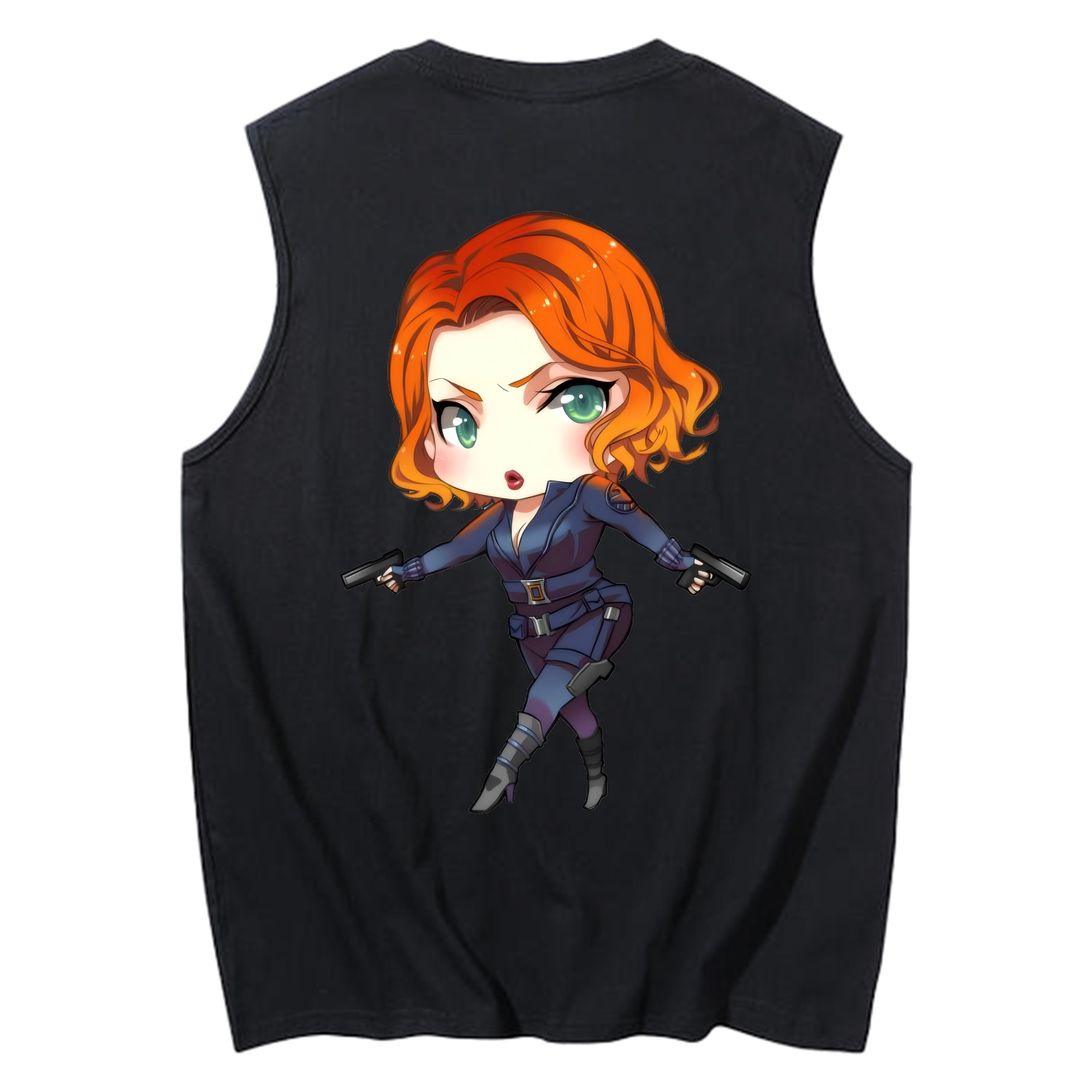 （画像用） アベンジャーズ The Avengers コットン100％タンクトップ（背面プリント）