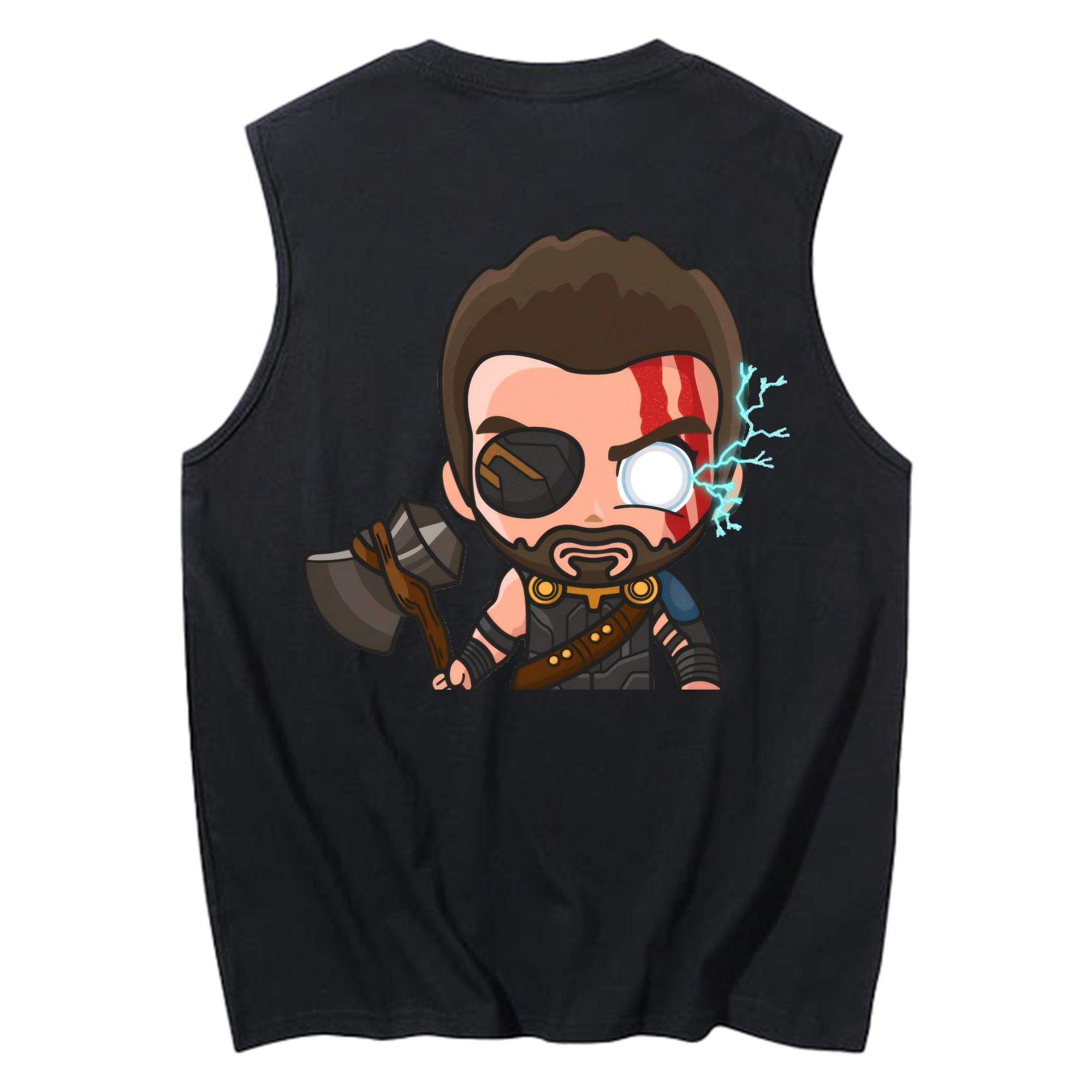 （画像用） アベンジャーズ The Avengers コットン100％タンクトップ（背面プリント）