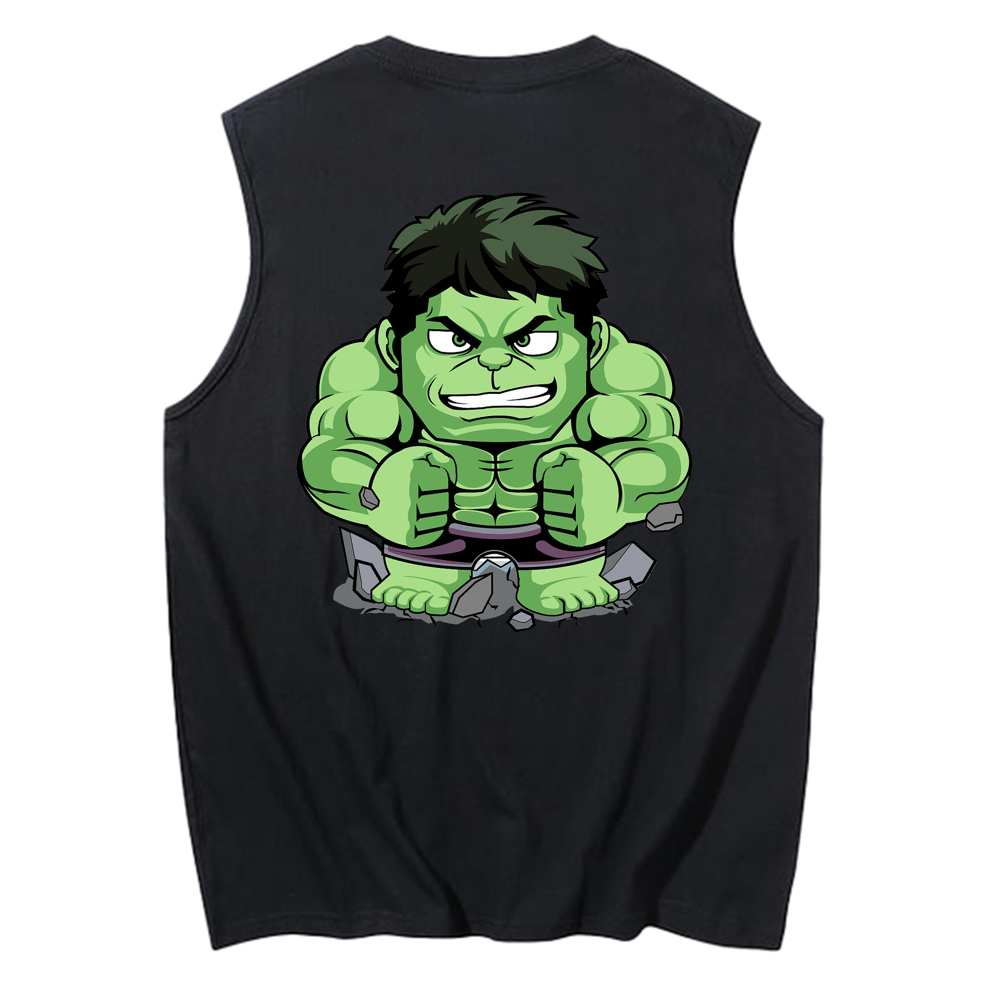 （画像用） アベンジャーズ The Avengers コットン100％タンクトップ（背面プリント）