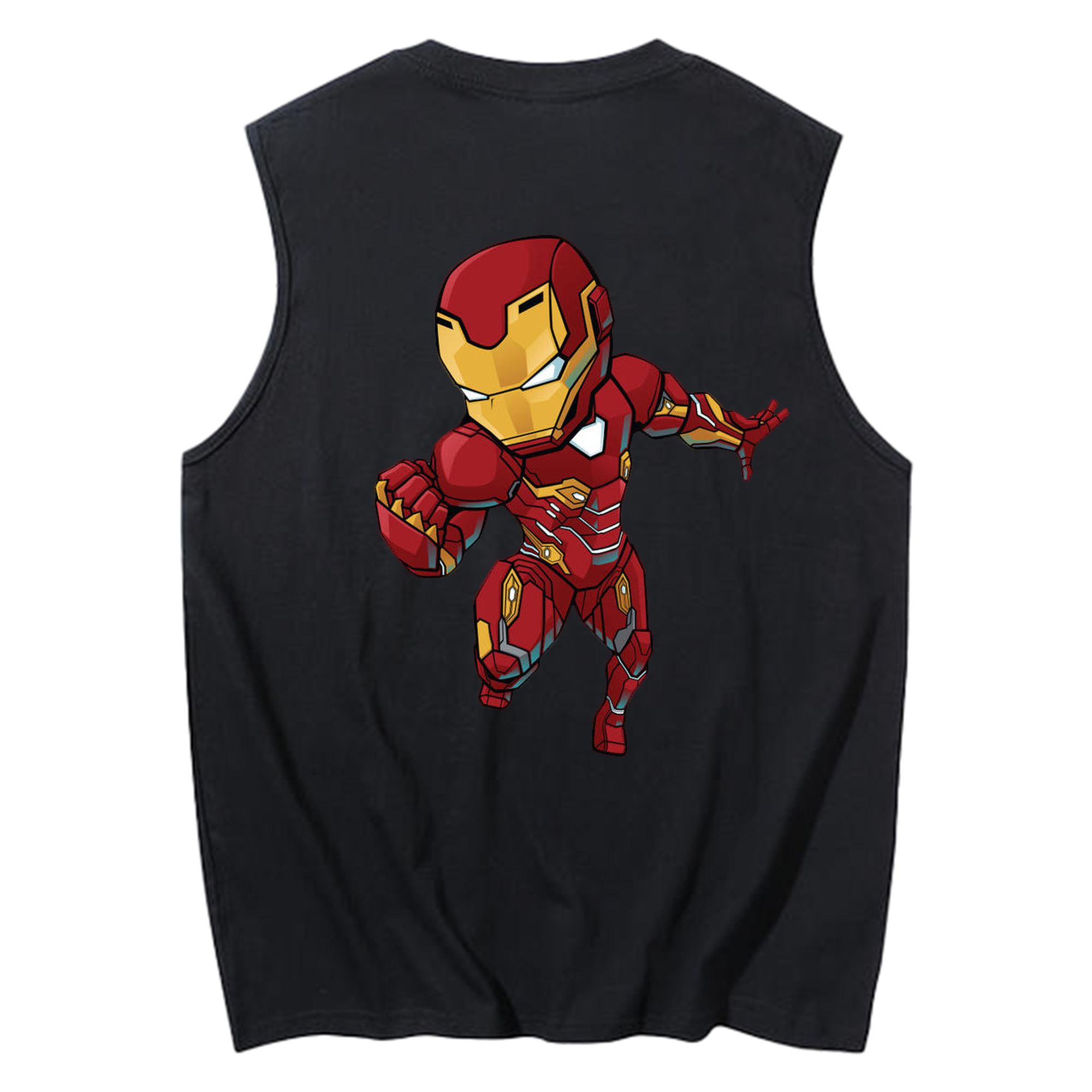 （画像用） アベンジャーズ The Avengers コットン100％タンクトップ（背面プリント）