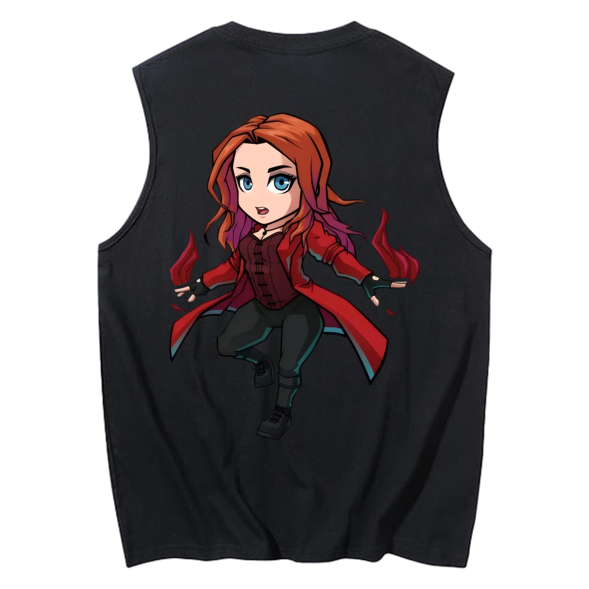 （画像用） アベンジャーズ The Avengers コットン100％タンクトップ（背面プリント）