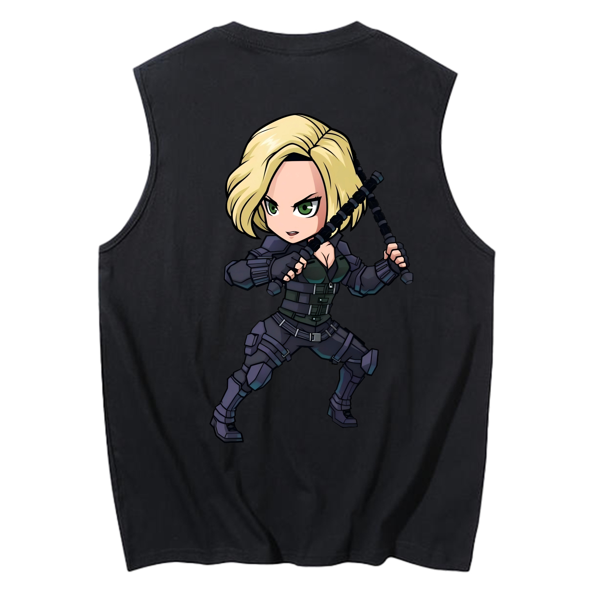 （画像用） アベンジャーズ The Avengers コットン100％タンクトップ（背面プリント）
