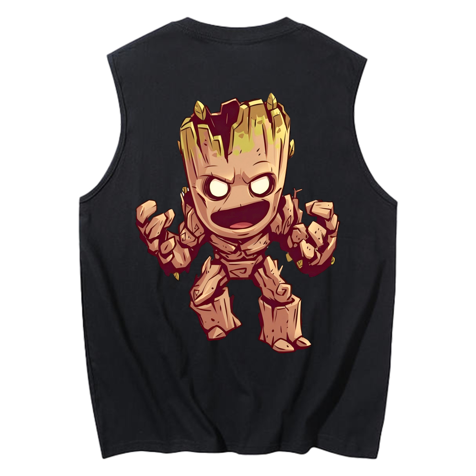 （画像用） アベンジャーズ The Avengers コットン100％タンクトップ（背面プリント）