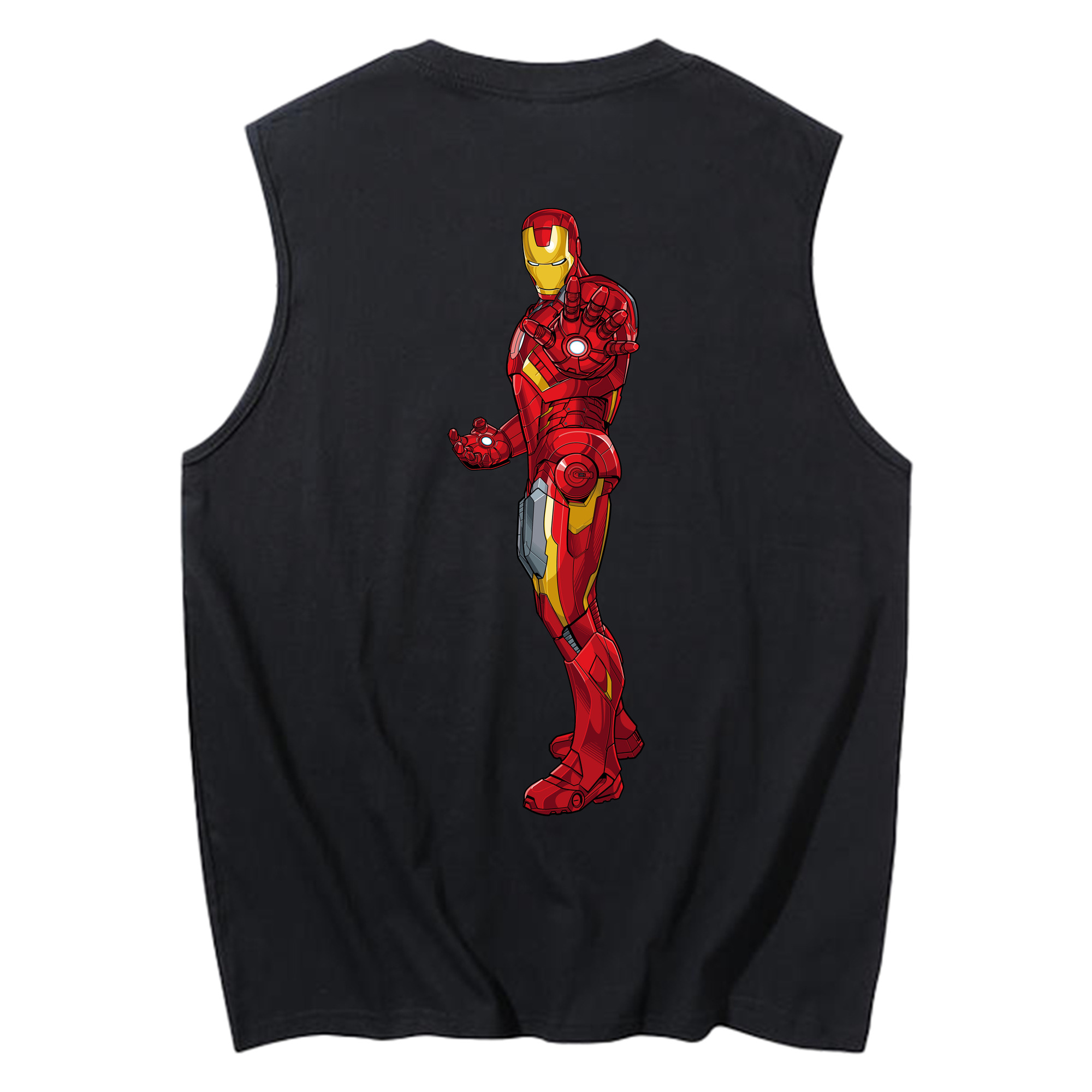 （画像用） アベンジャーズ The Avengers コットン100％タンクトップ（背面プリント）