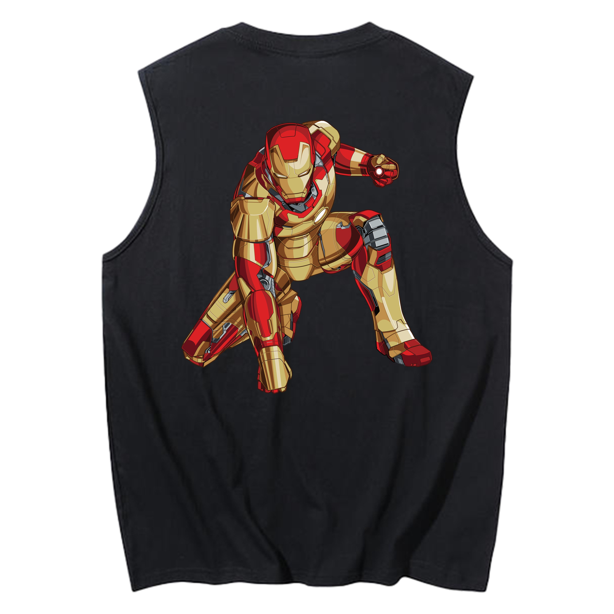 （画像用） アベンジャーズ The Avengers コットン100％タンクトップ（背面プリント）