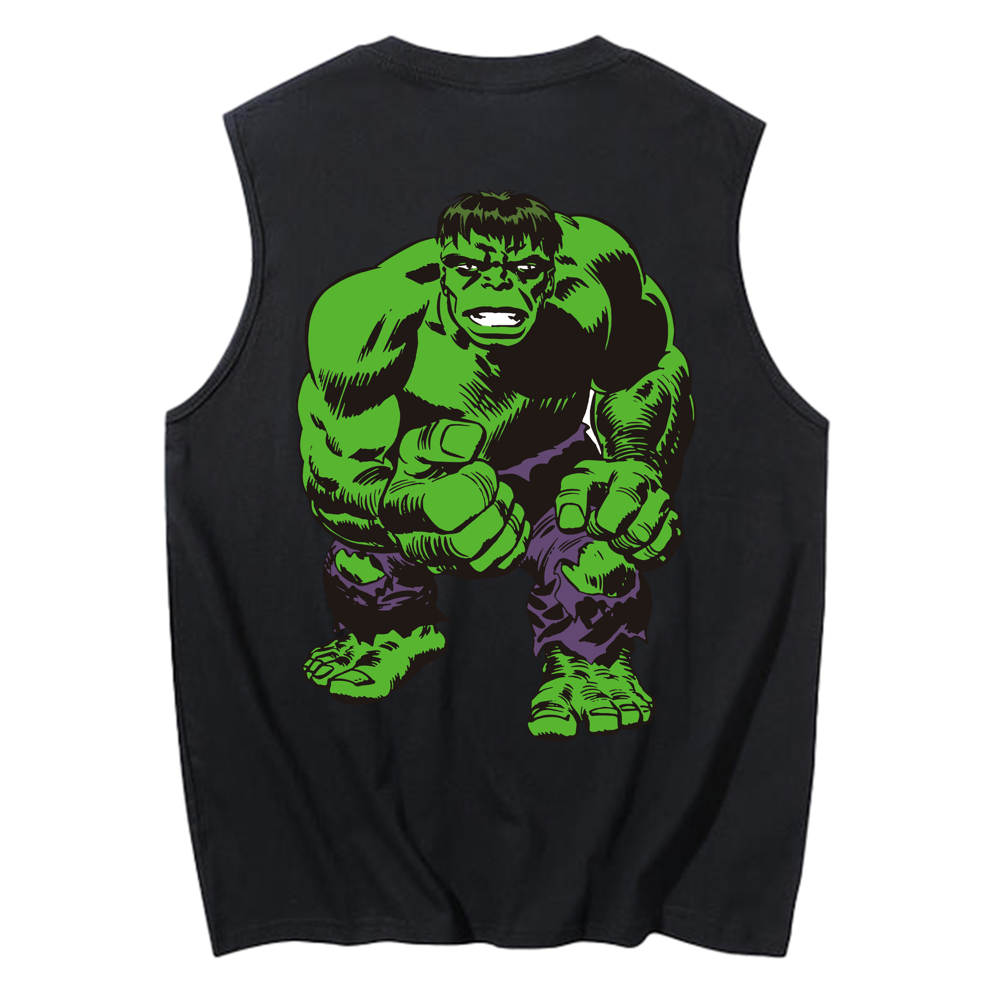 （画像用） アベンジャーズ The Avengers コットン100％タンクトップ（背面プリント）