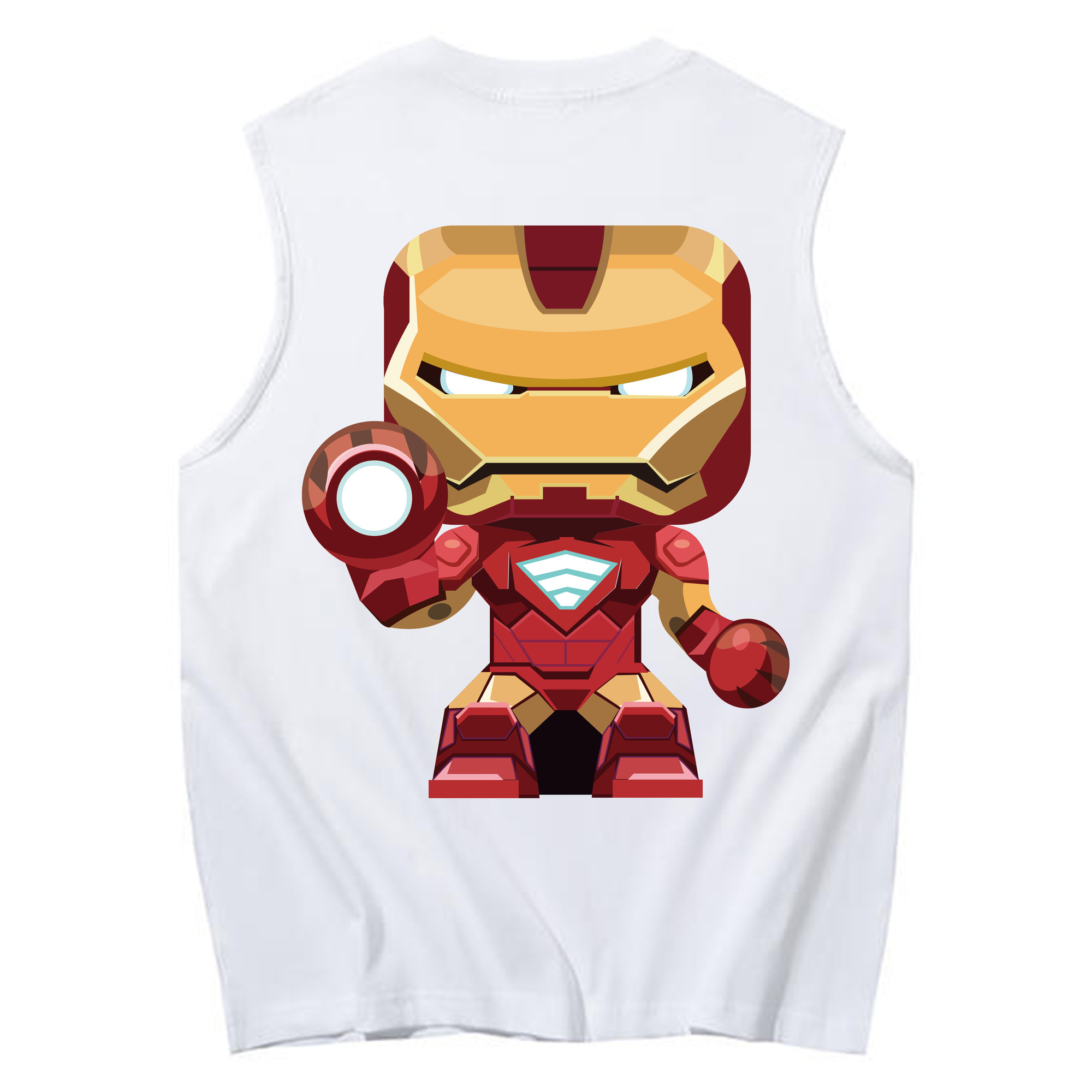（画像用） アベンジャーズ The Avengers コットン100％タンクトップ（背面プリント）