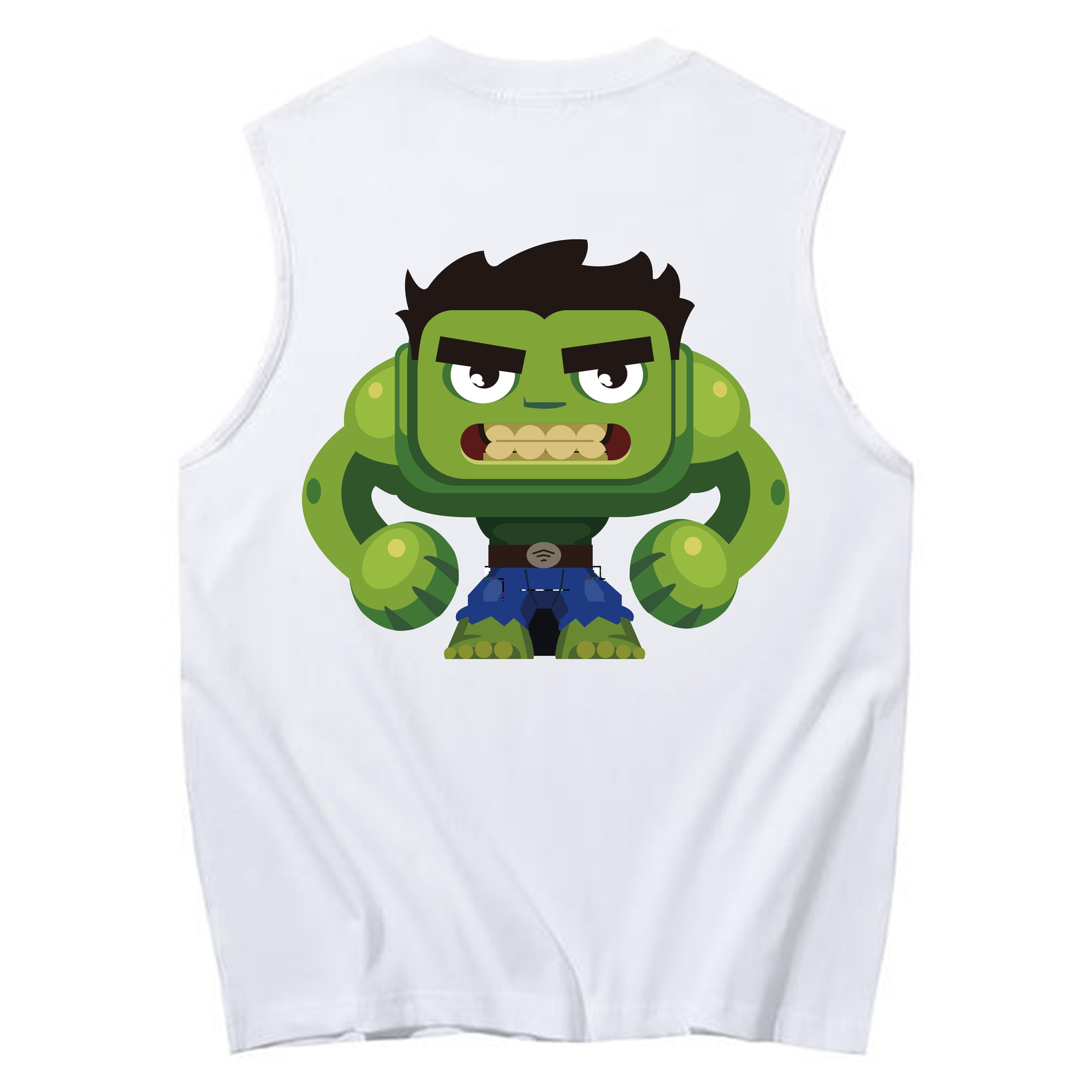 （画像用） アベンジャーズ The Avengers コットン100％タンクトップ（背面プリント）