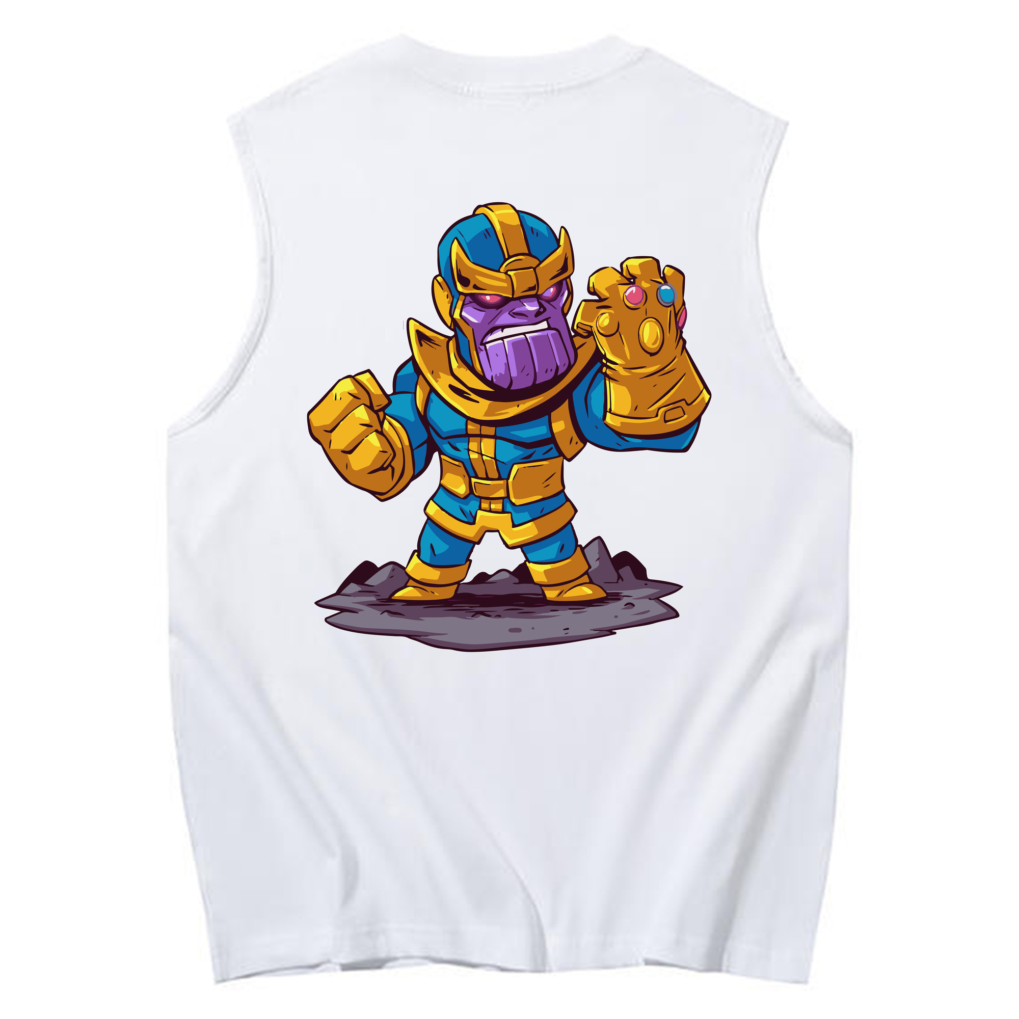 （画像用） アベンジャーズ The Avengers コットン100％タンクトップ（背面プリント）