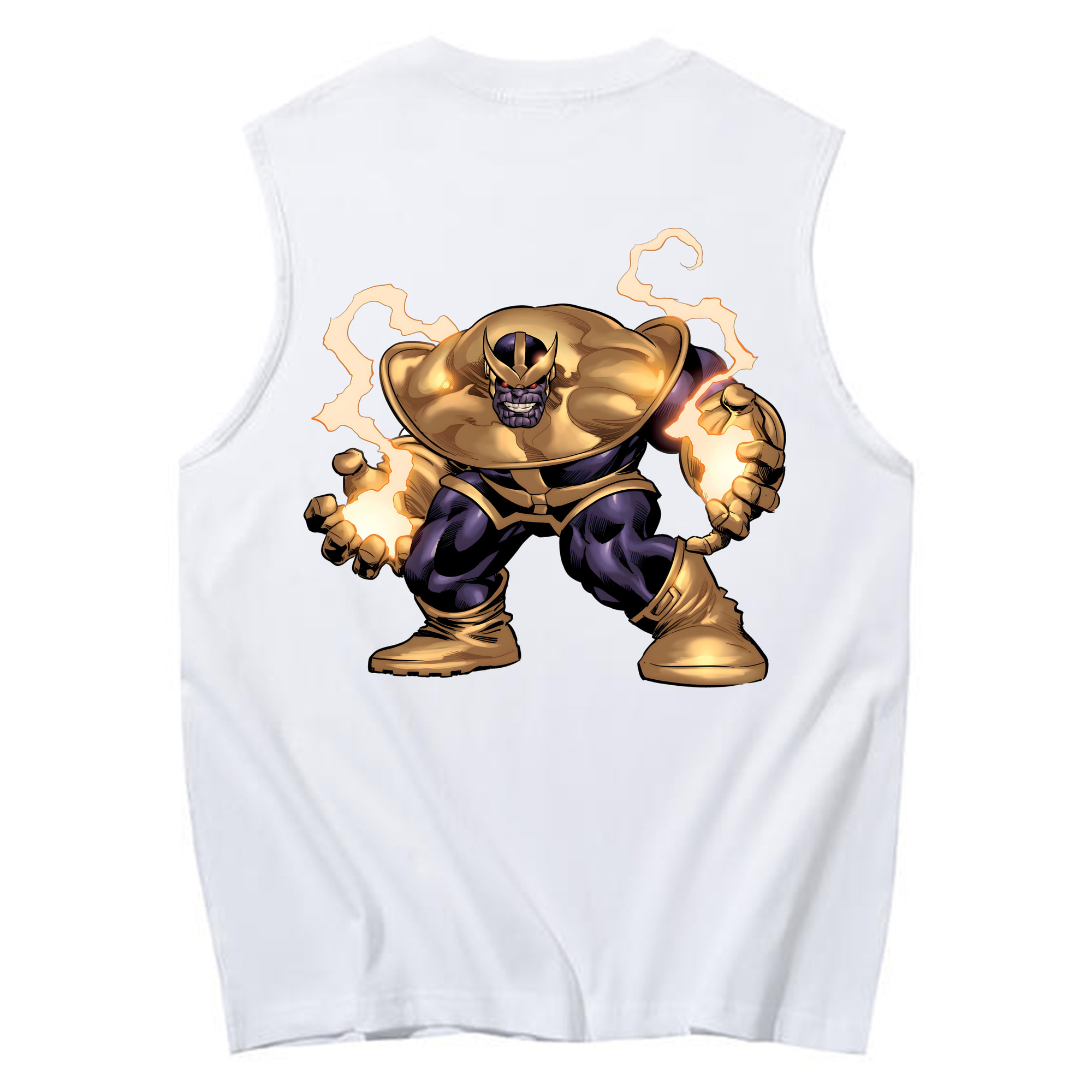 （画像用） アベンジャーズ The Avengers コットン100％タンクトップ（背面プリント）