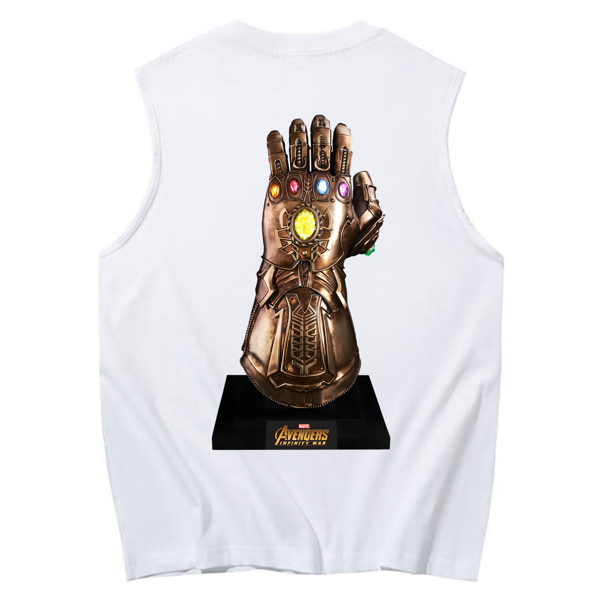 （画像用） アベンジャーズ The Avengers コットン100％タンクトップ（背面プリント）
