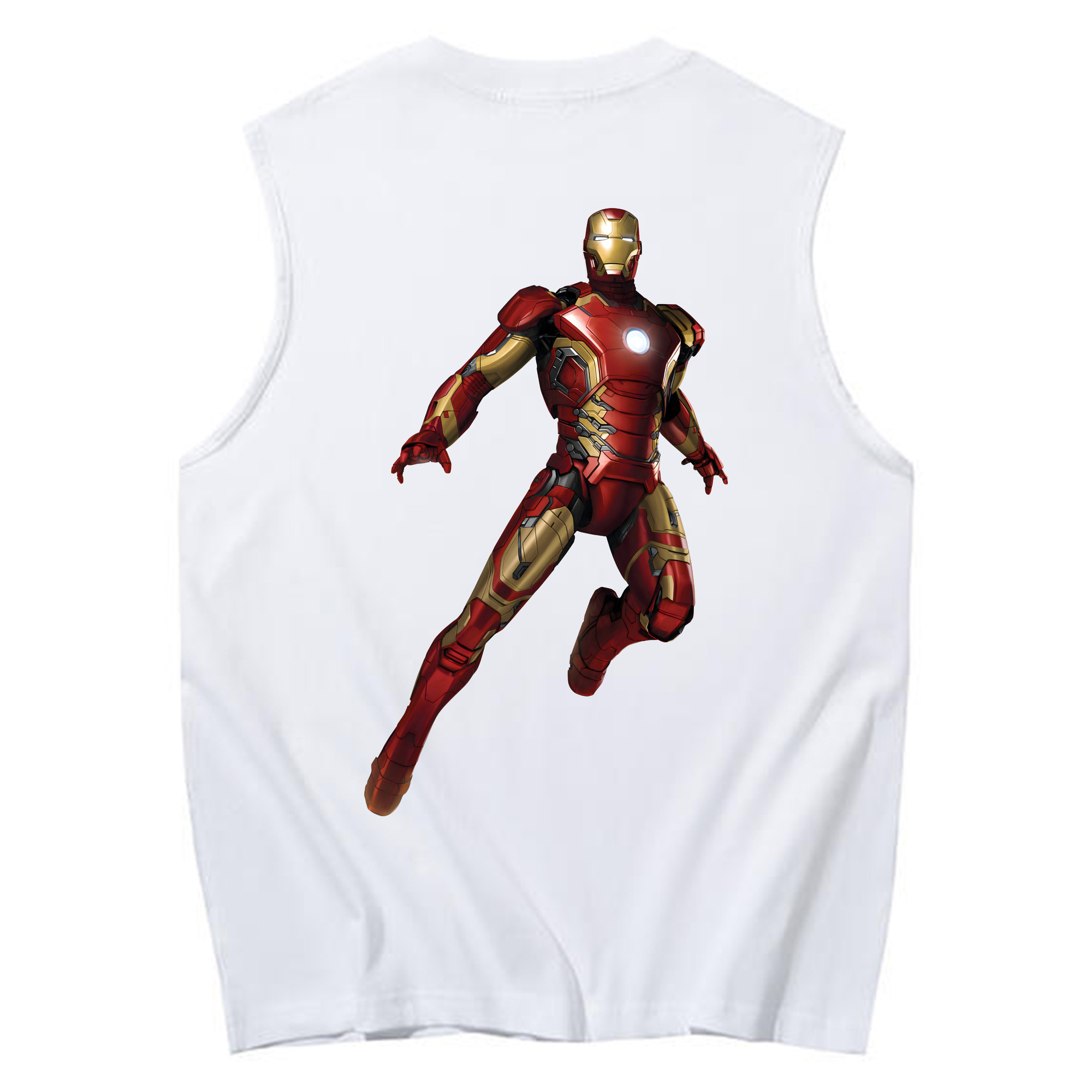 （画像用） アベンジャーズ The Avengers コットン100％タンクトップ（背面プリント）