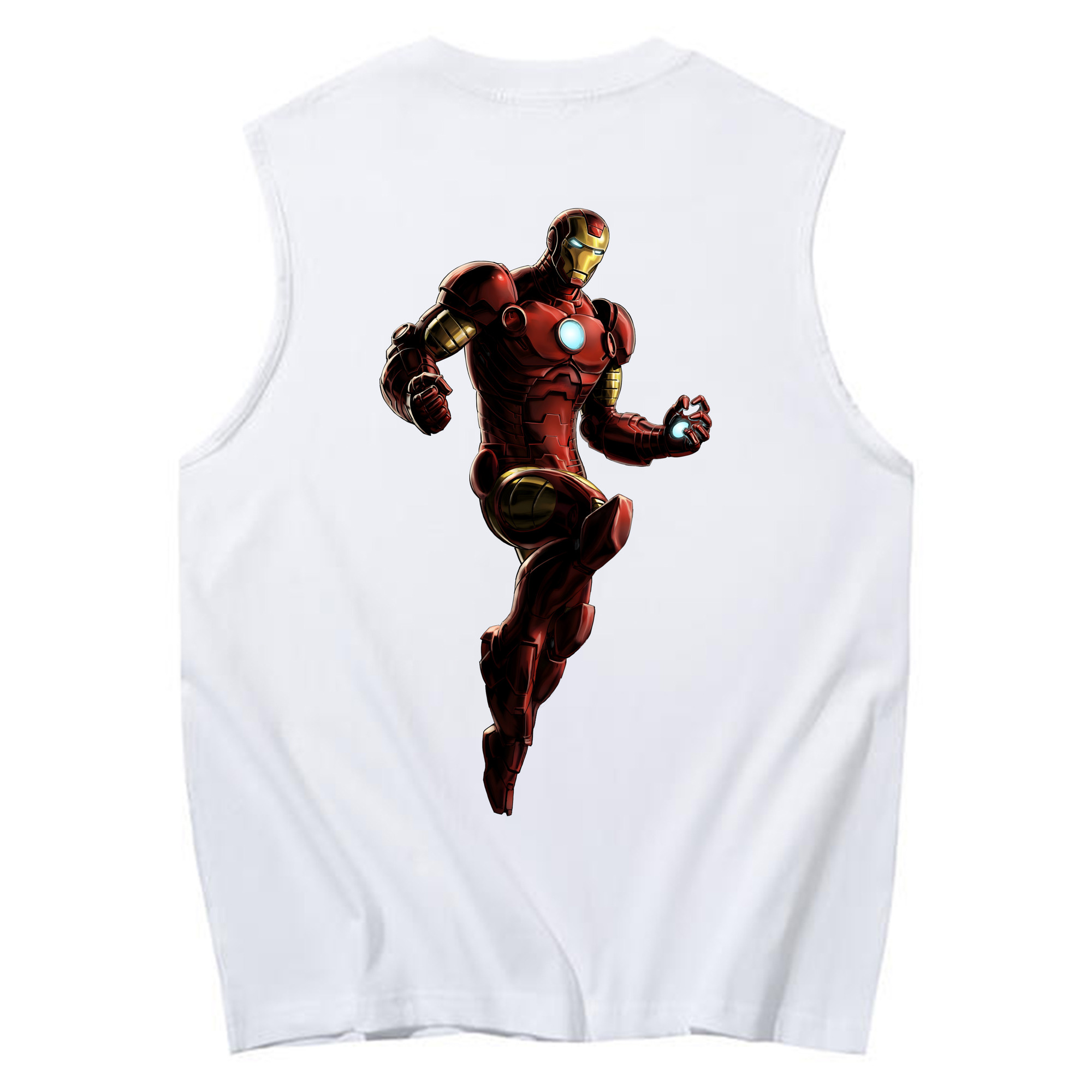 （画像用） アベンジャーズ The Avengers コットン100％タンクトップ（背面プリント）