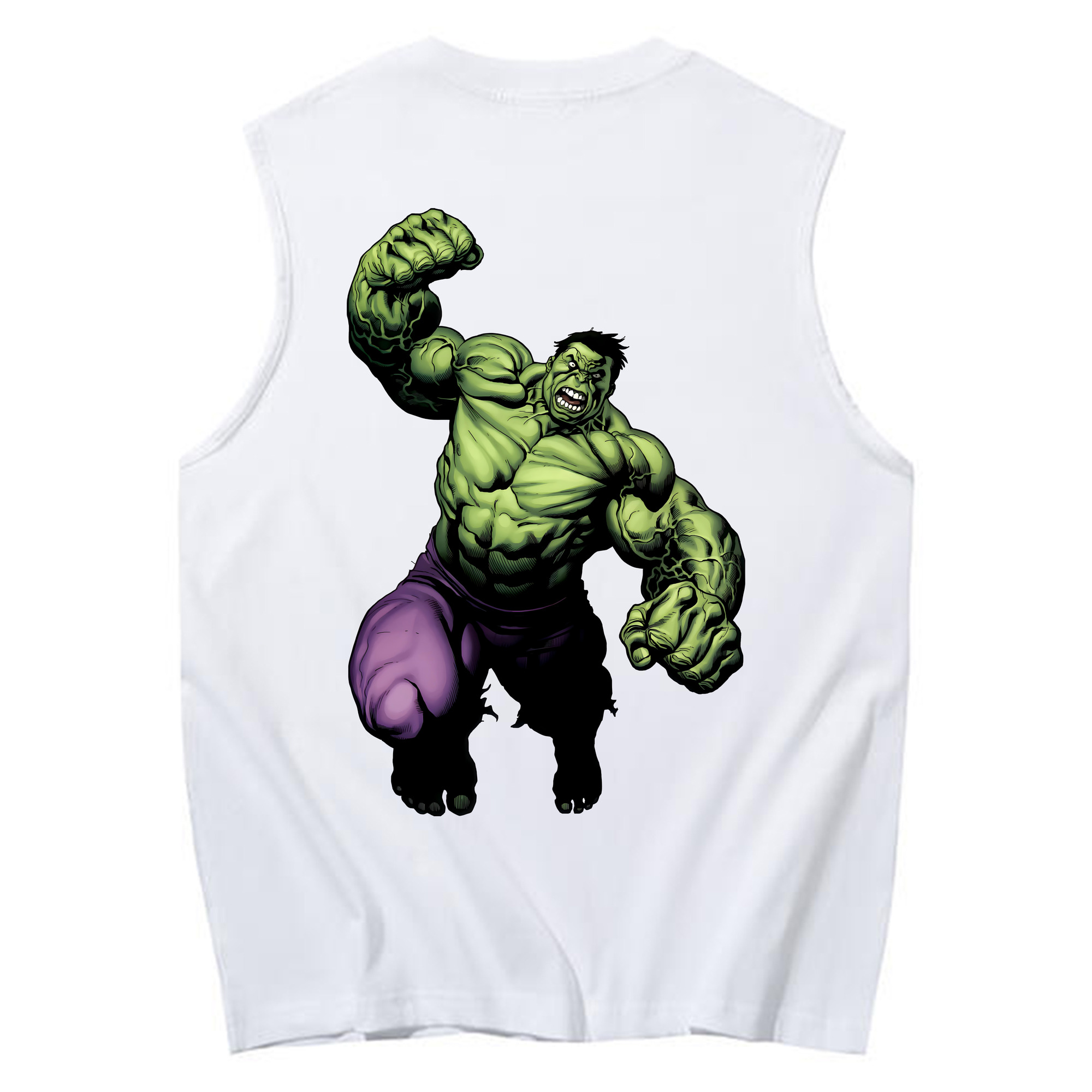 （画像用） アベンジャーズ The Avengers コットン100％タンクトップ（背面プリント）