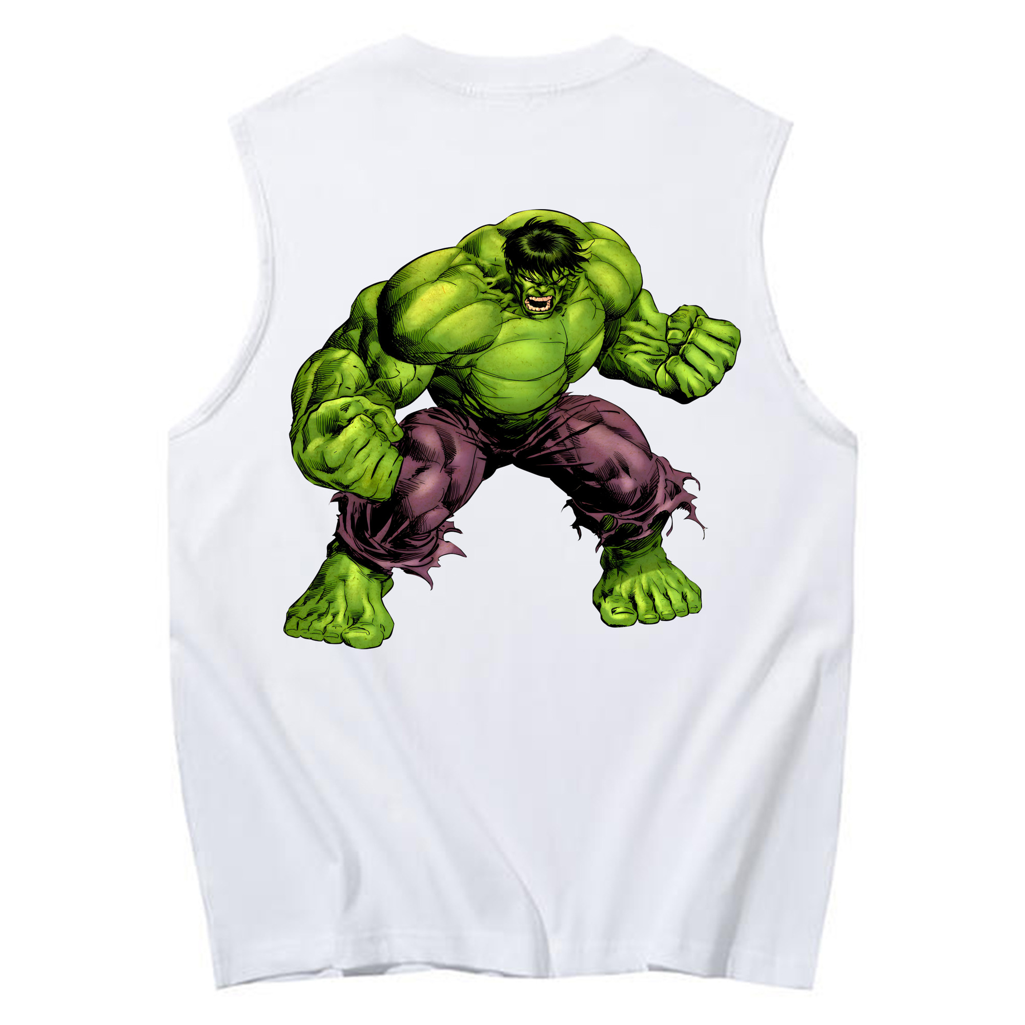 （画像用） アベンジャーズ The Avengers コットン100％タンクトップ（背面プリント）