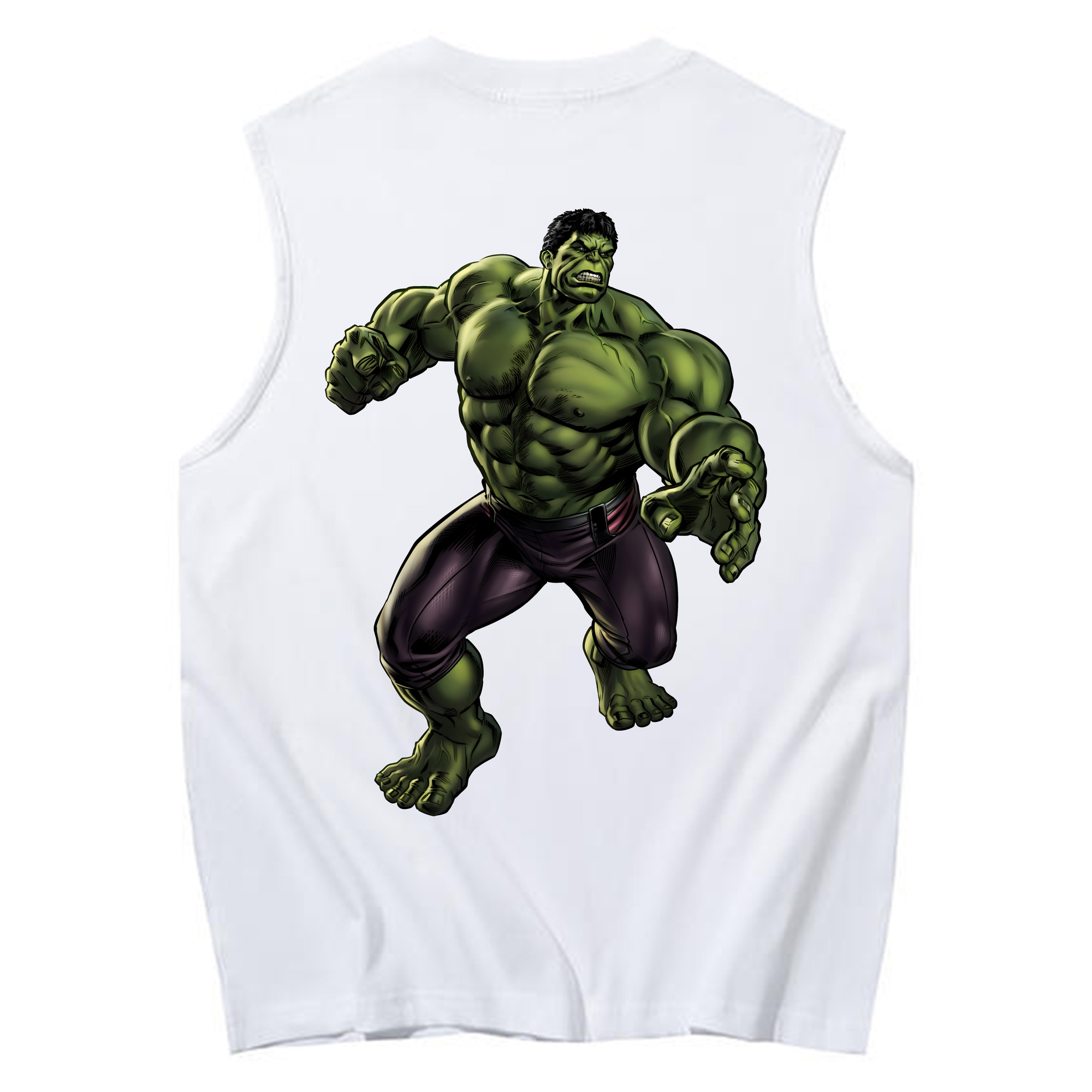 （画像用） アベンジャーズ The Avengers コットン100％タンクトップ（背面プリント）