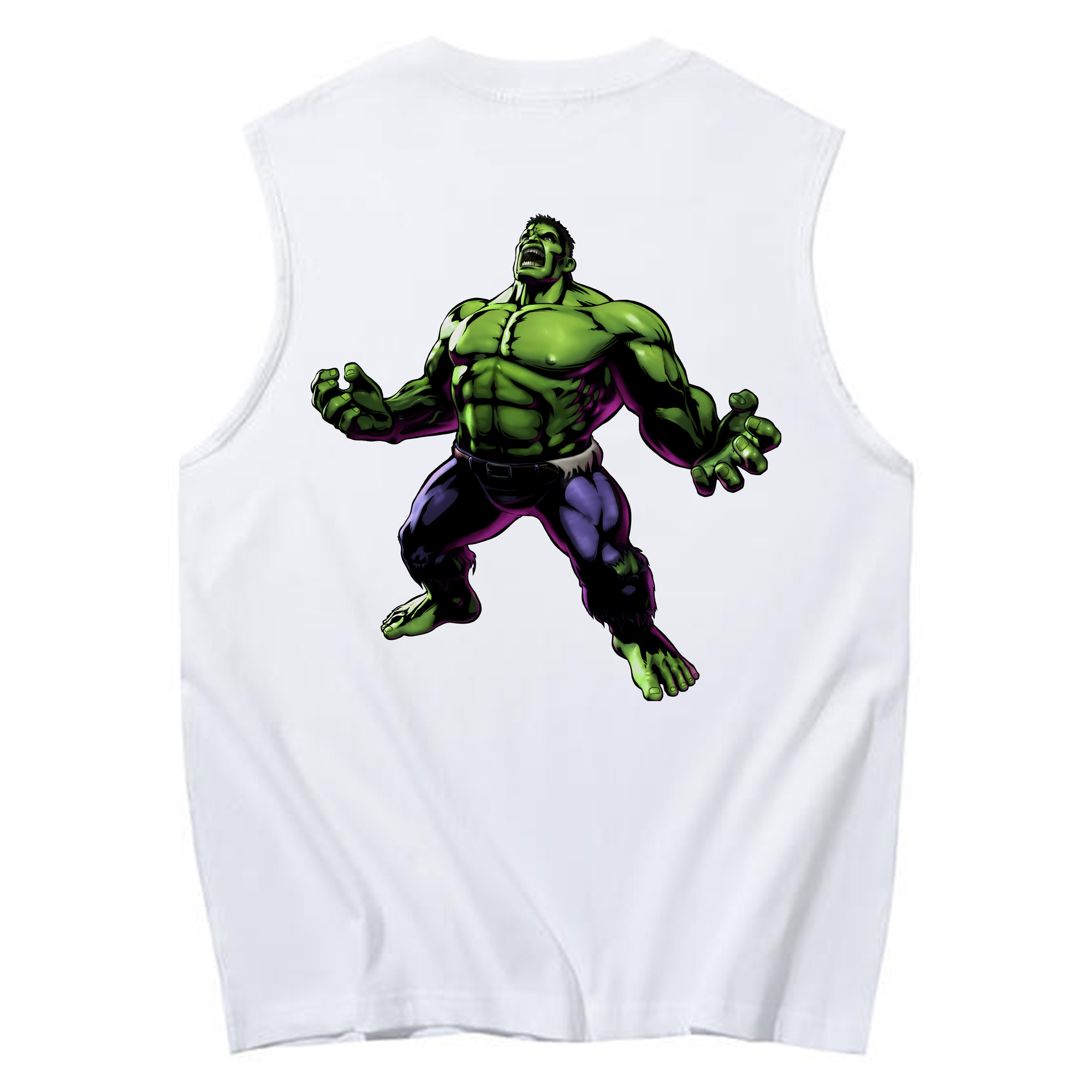 （画像用） アベンジャーズ The Avengers コットン100％タンクトップ（背面プリント）