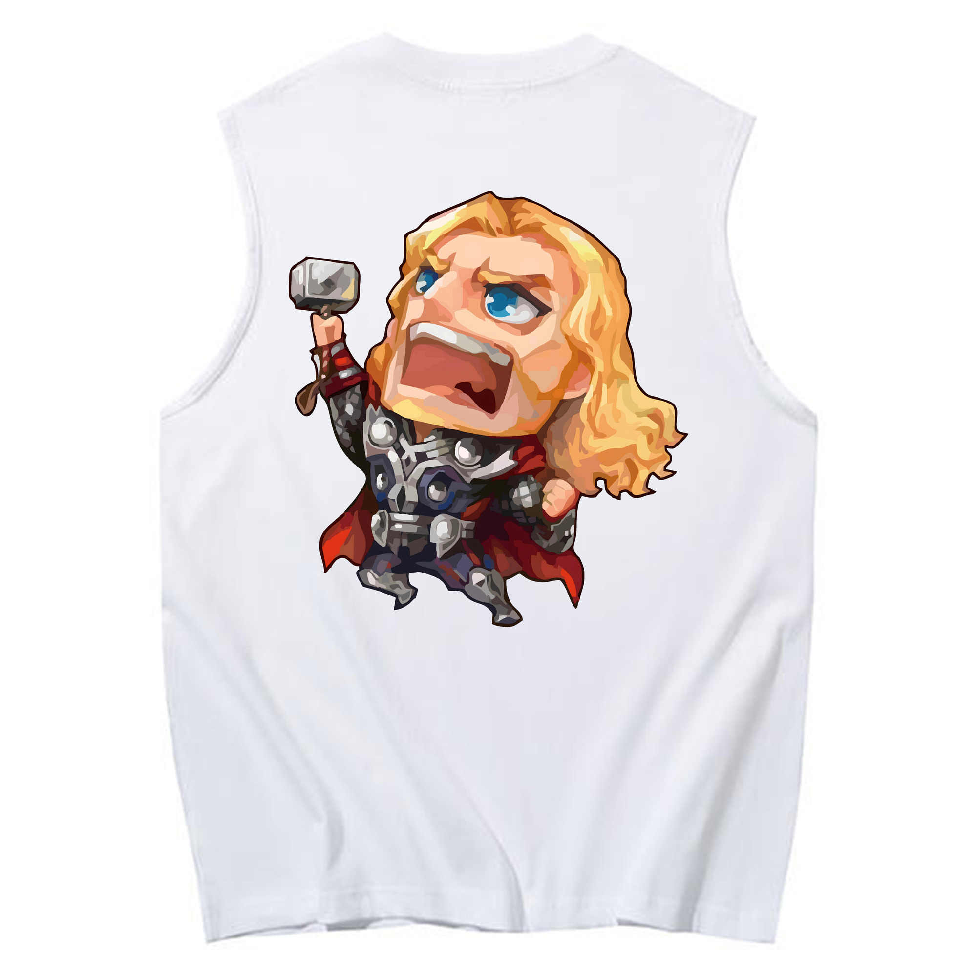 （画像用） アベンジャーズ The Avengers コットン100％タンクトップ（背面プリント）