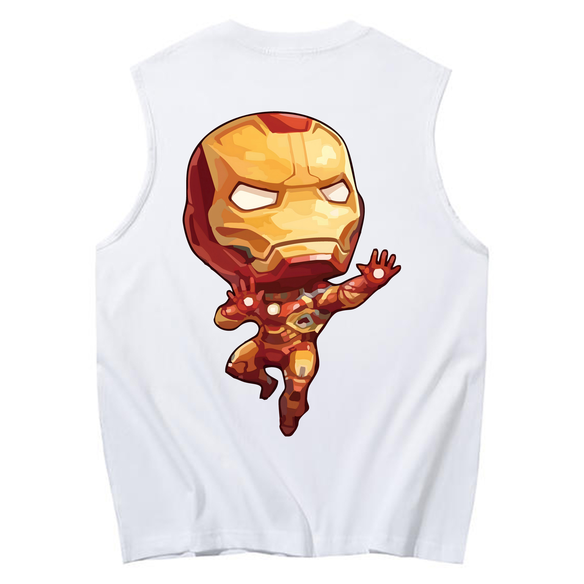 （画像用） アベンジャーズ The Avengers コットン100％タンクトップ（背面プリント）