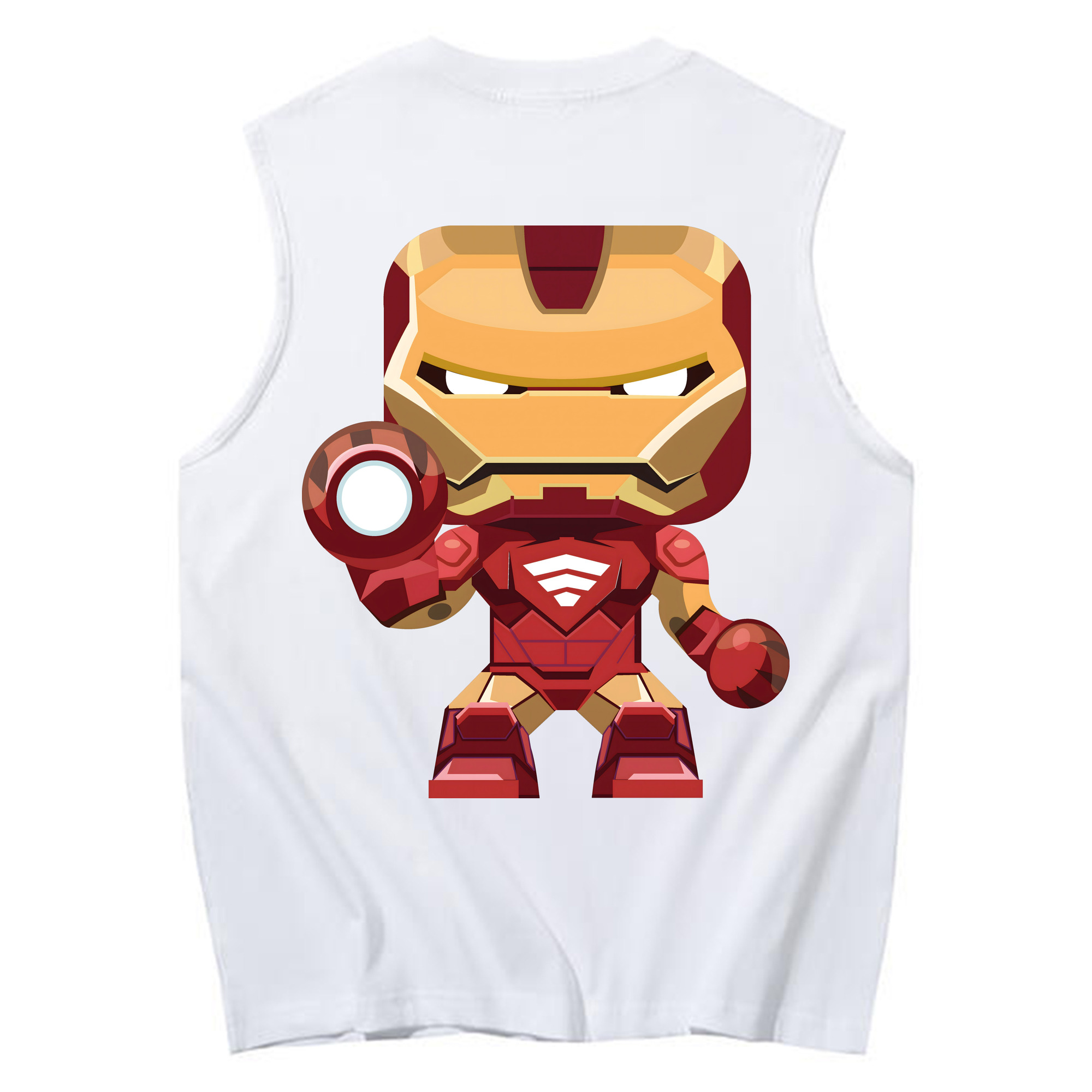 （画像用） アベンジャーズ The Avengers コットン100％タンクトップ（背面プリント）