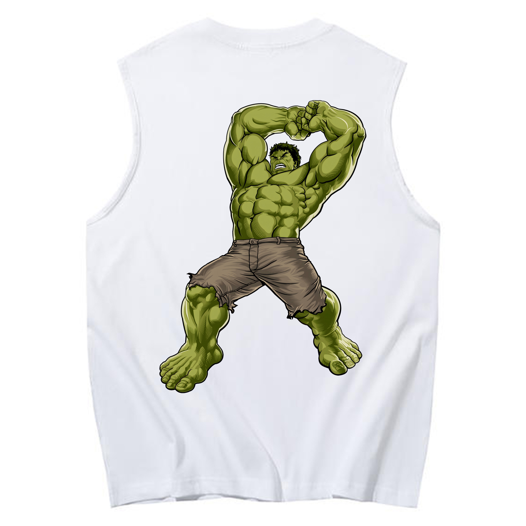 （画像用） アベンジャーズ The Avengers コットン100％タンクトップ（背面プリント）