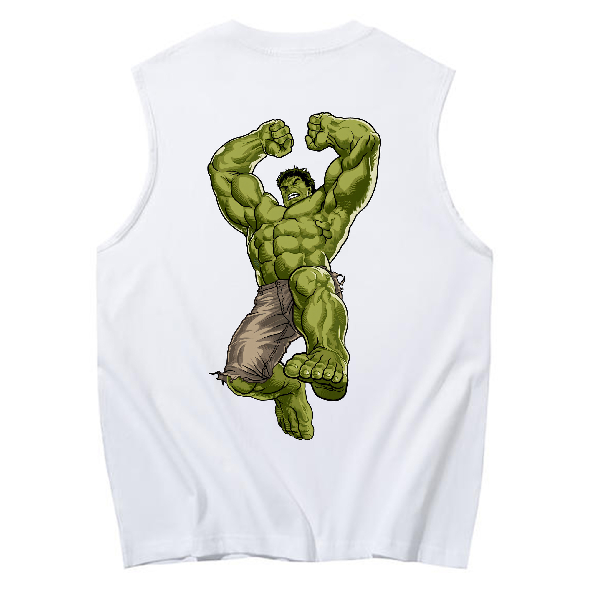 （画像用） アベンジャーズ The Avengers コットン100％タンクトップ（背面プリント）