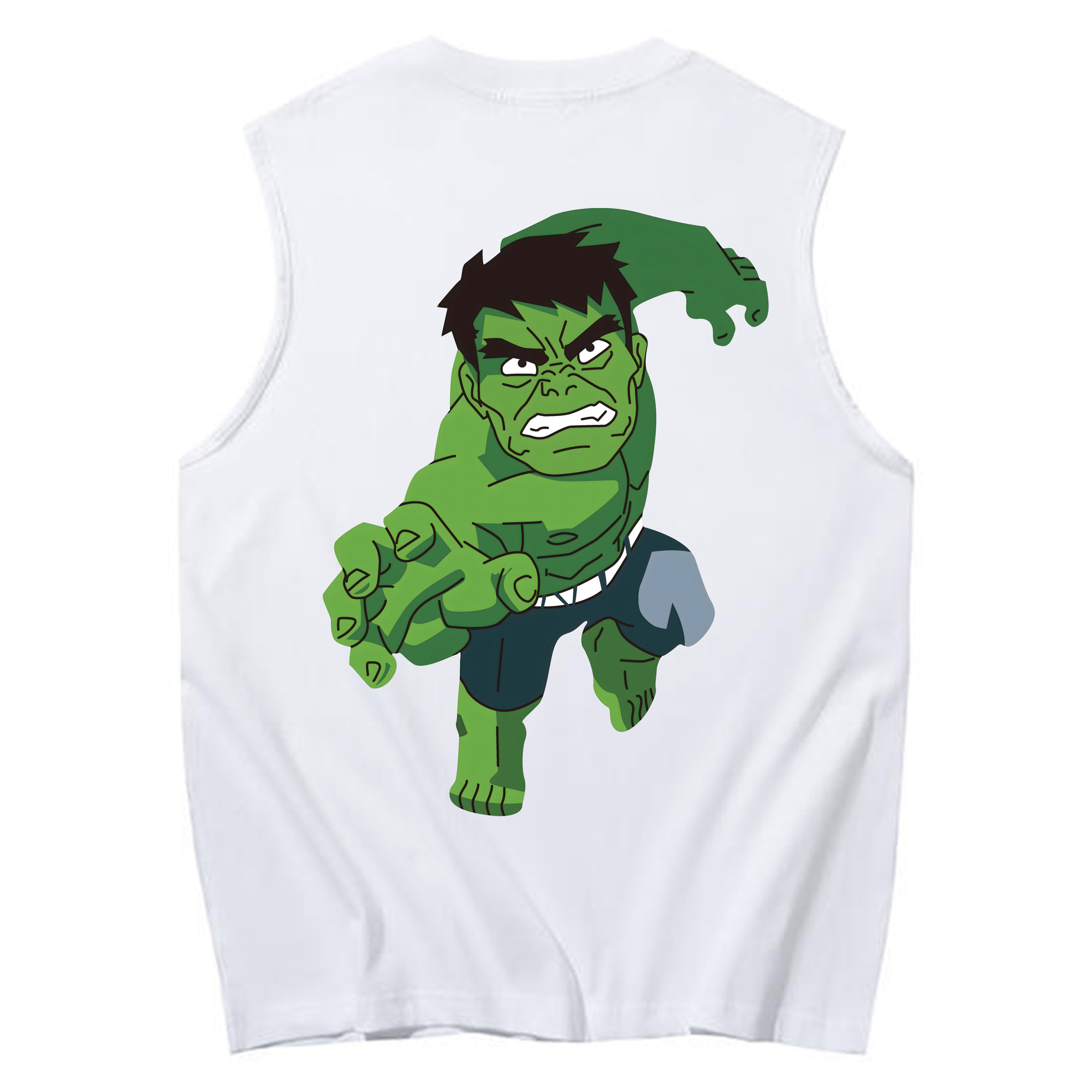 （画像用） アベンジャーズ The Avengers コットン100％タンクトップ（背面プリント）