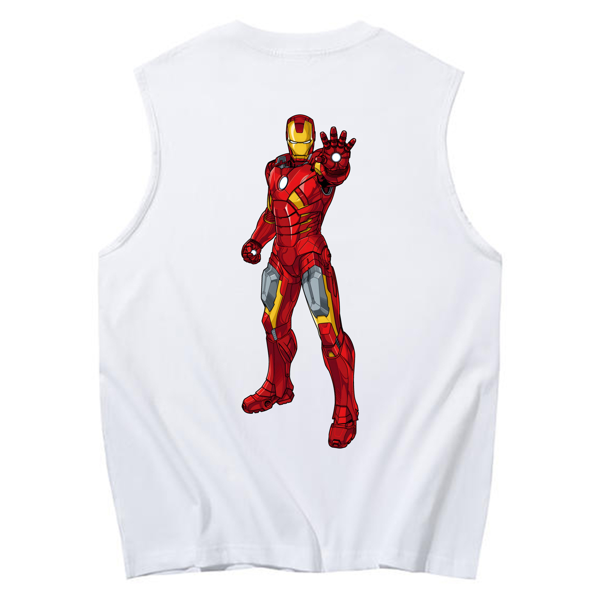 （画像用） アベンジャーズ The Avengers コットン100％タンクトップ（背面プリント）
