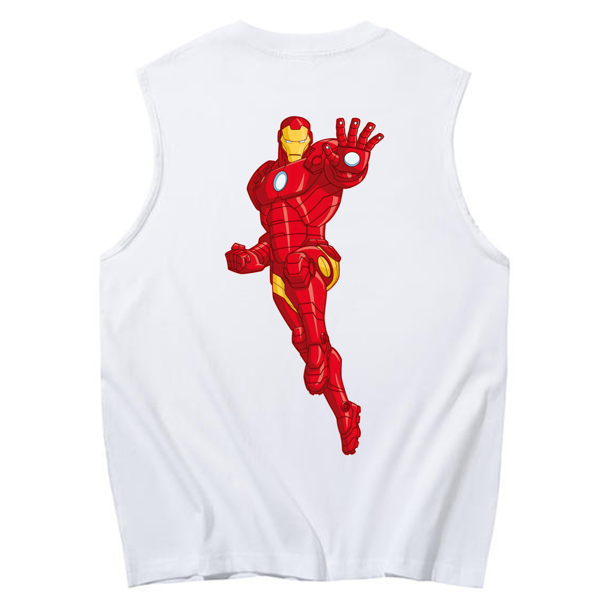 （画像用） アベンジャーズ The Avengers コットン100％タンクトップ（背面プリント）