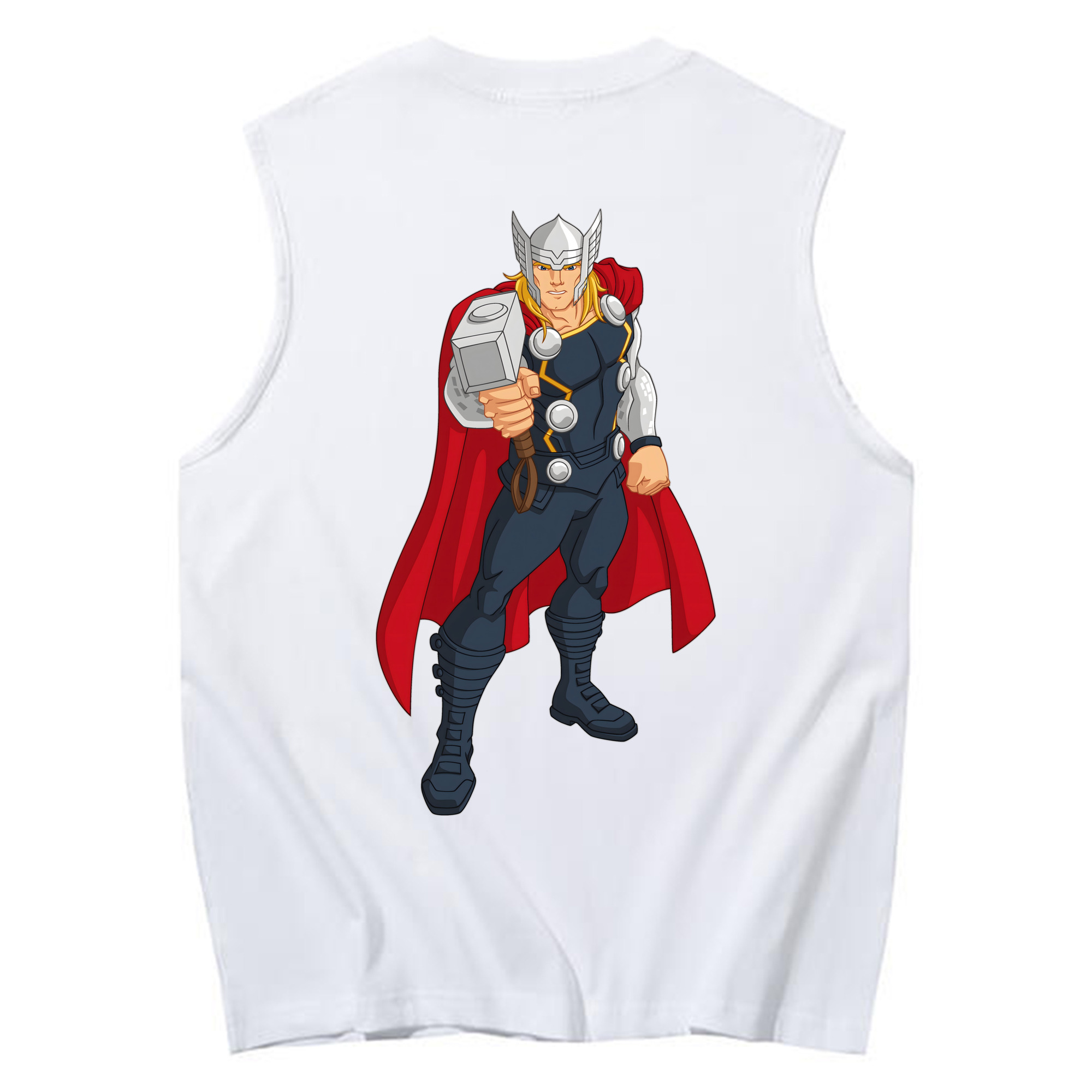 （画像用） アベンジャーズ The Avengers コットン100％タンクトップ（背面プリント）