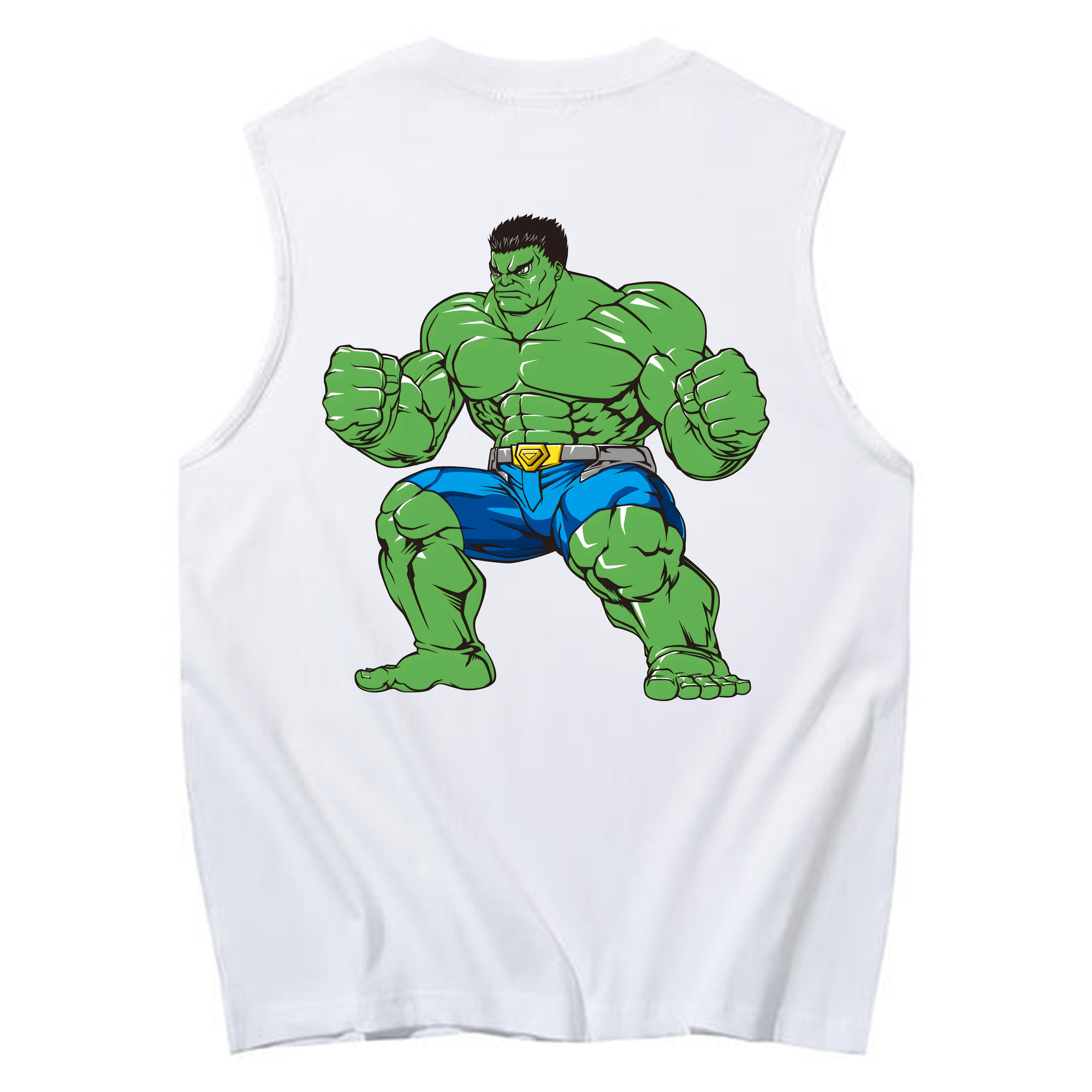 （画像用） アベンジャーズ The Avengers コットン100％タンクトップ（背面プリント）