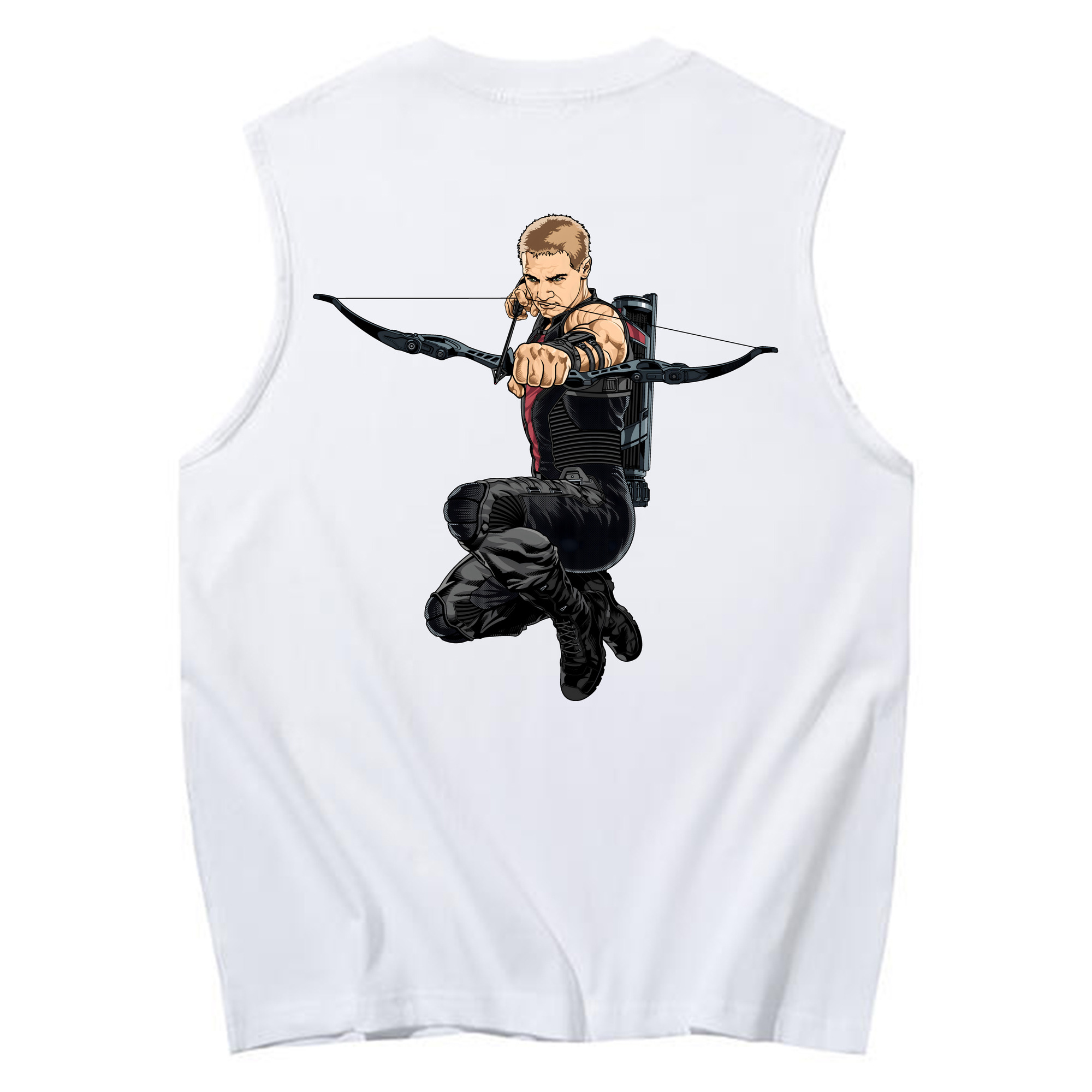 （画像用） アベンジャーズ The Avengers コットン100％タンクトップ（背面プリント）