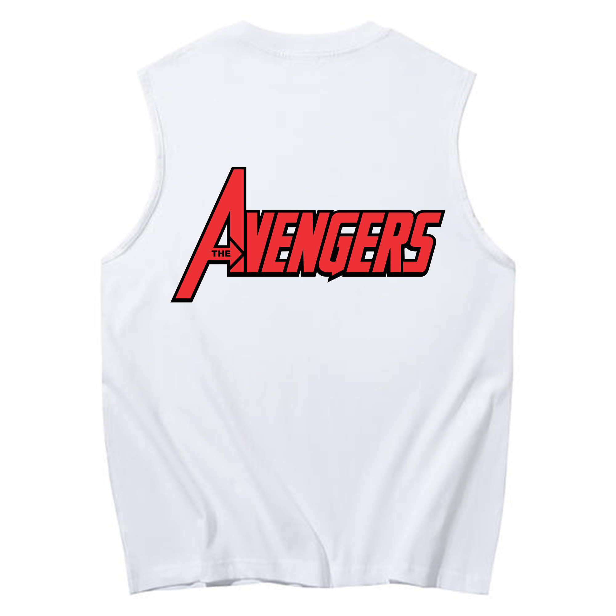 （画像用） アベンジャーズ The Avengers コットン100％タンクトップ（背面プリント）