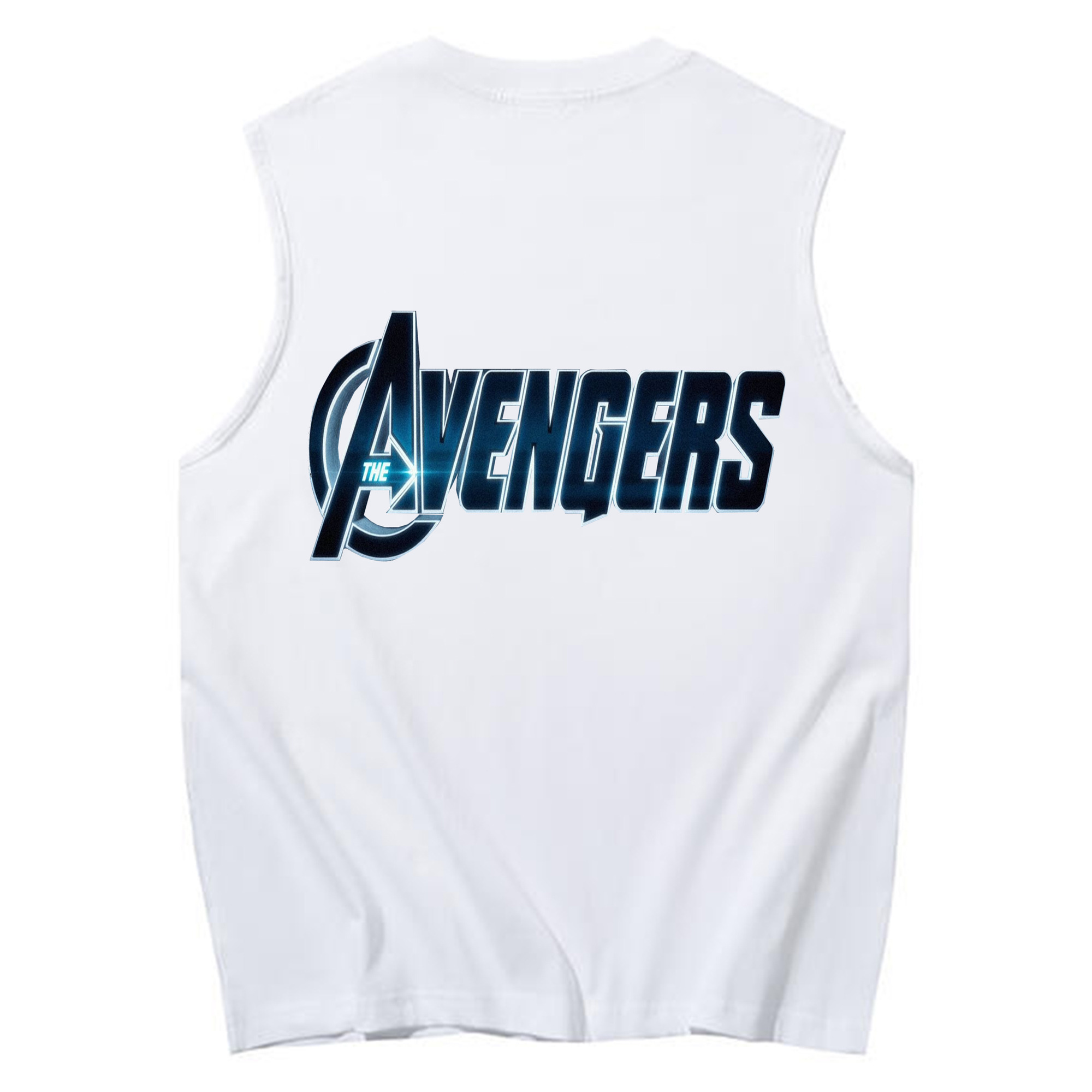 （画像用） アベンジャーズ The Avengers コットン100％タンクトップ（背面プリント）