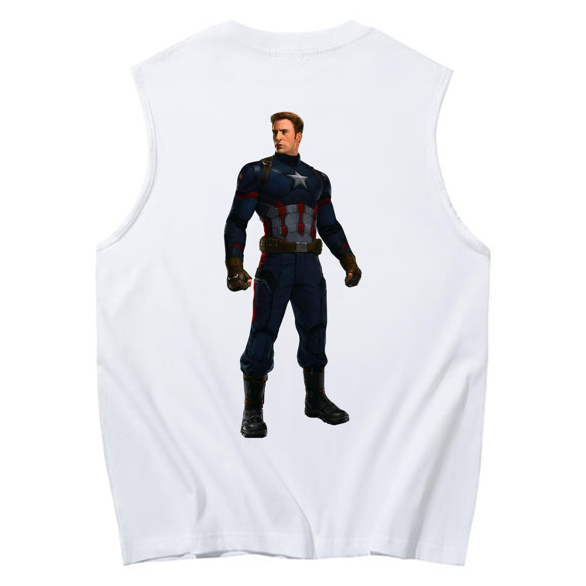 （画像用） アベンジャーズ The Avengers コットン100％タンクトップ（背面プリント）