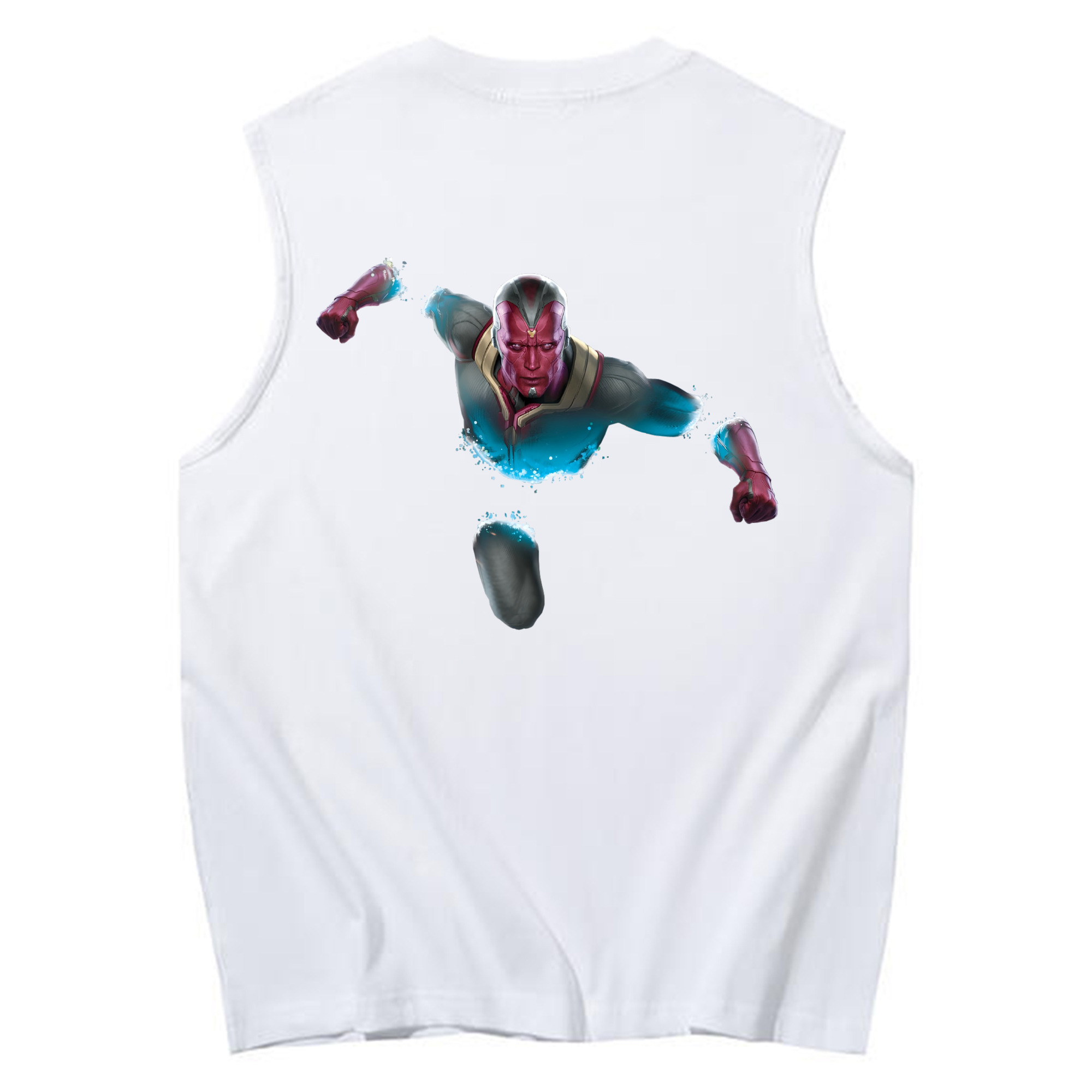 （画像用） アベンジャーズ The Avengers コットン100％タンクトップ（背面プリント）