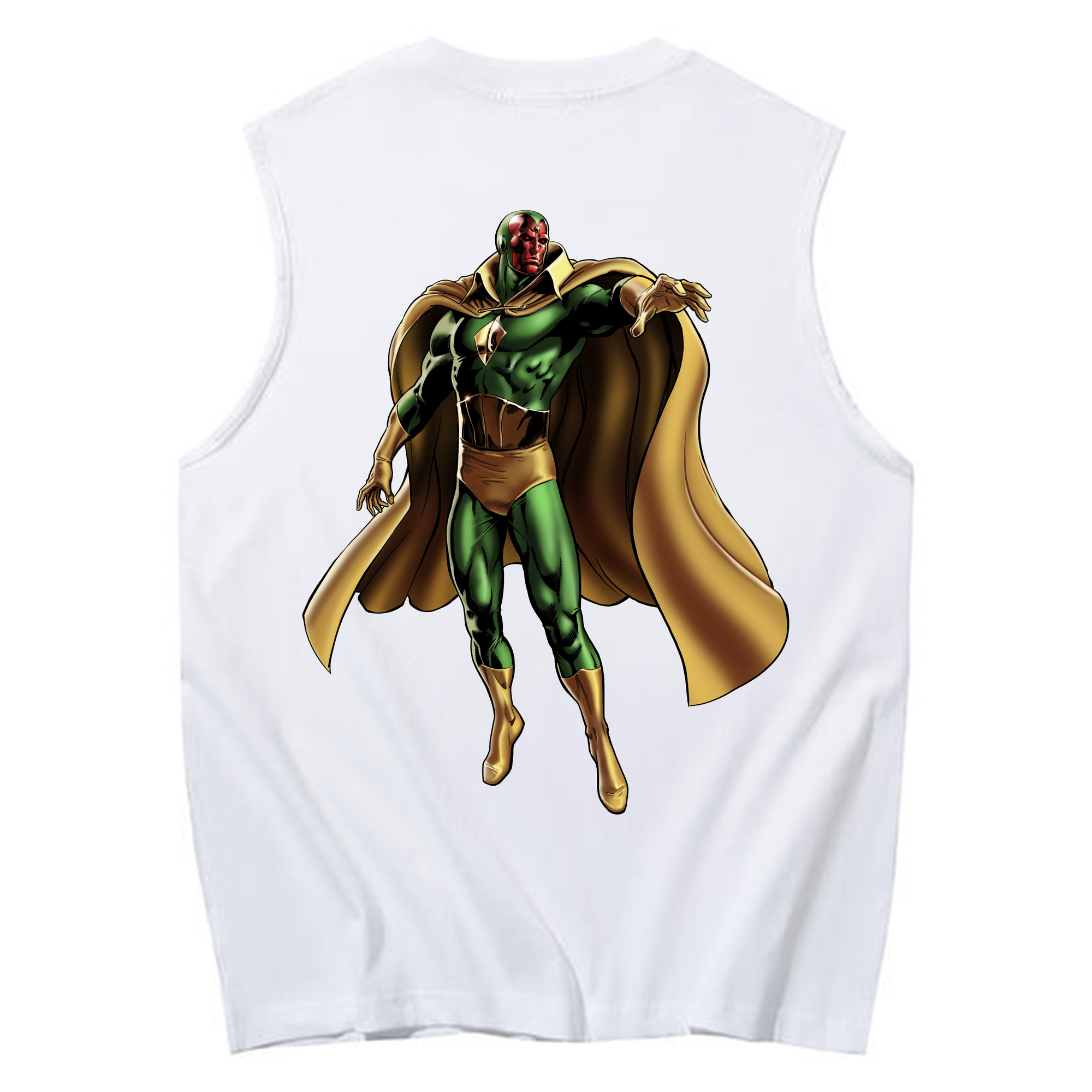（画像用） アベンジャーズ The Avengers コットン100％タンクトップ（背面プリント）