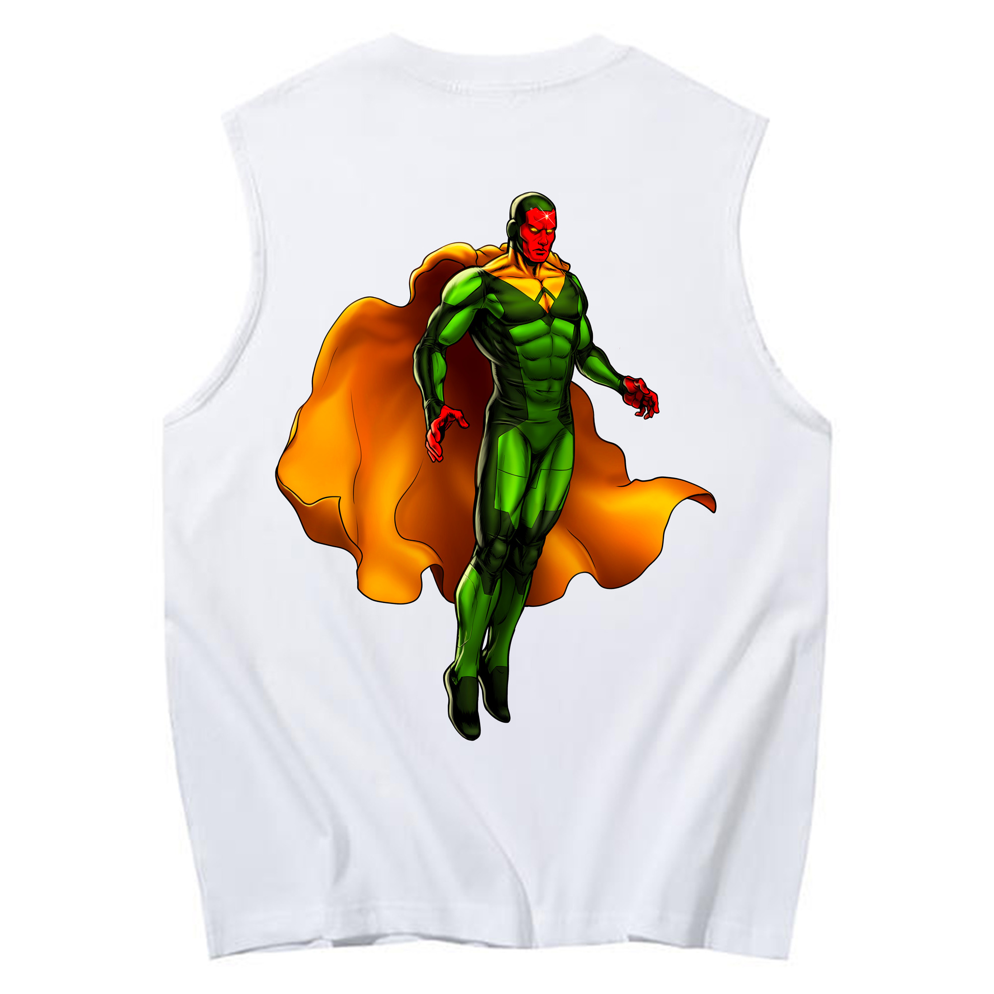 （画像用） アベンジャーズ The Avengers コットン100％タンクトップ（背面プリント）