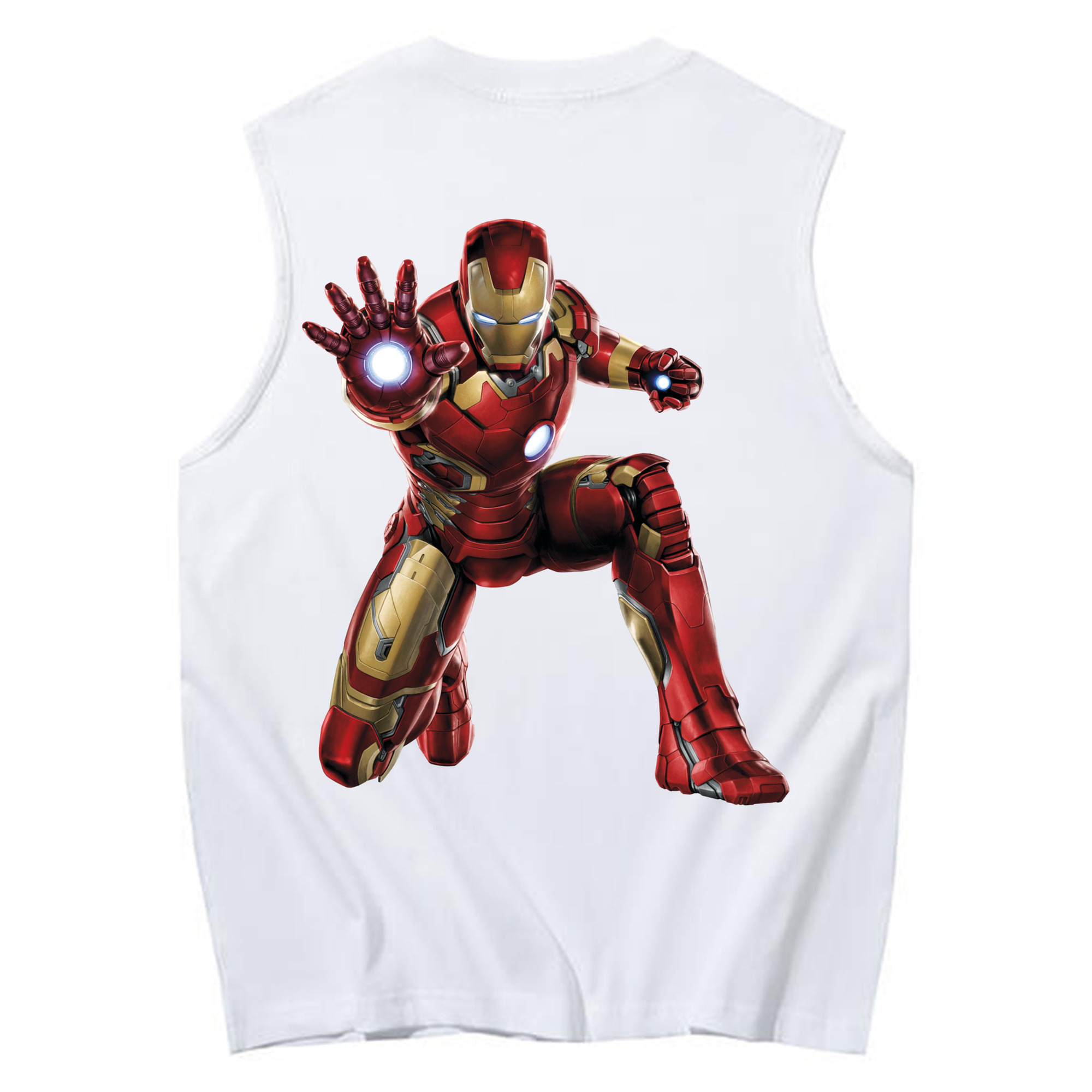 （画像用） アベンジャーズ The Avengers コットン100％タンクトップ（背面プリント）