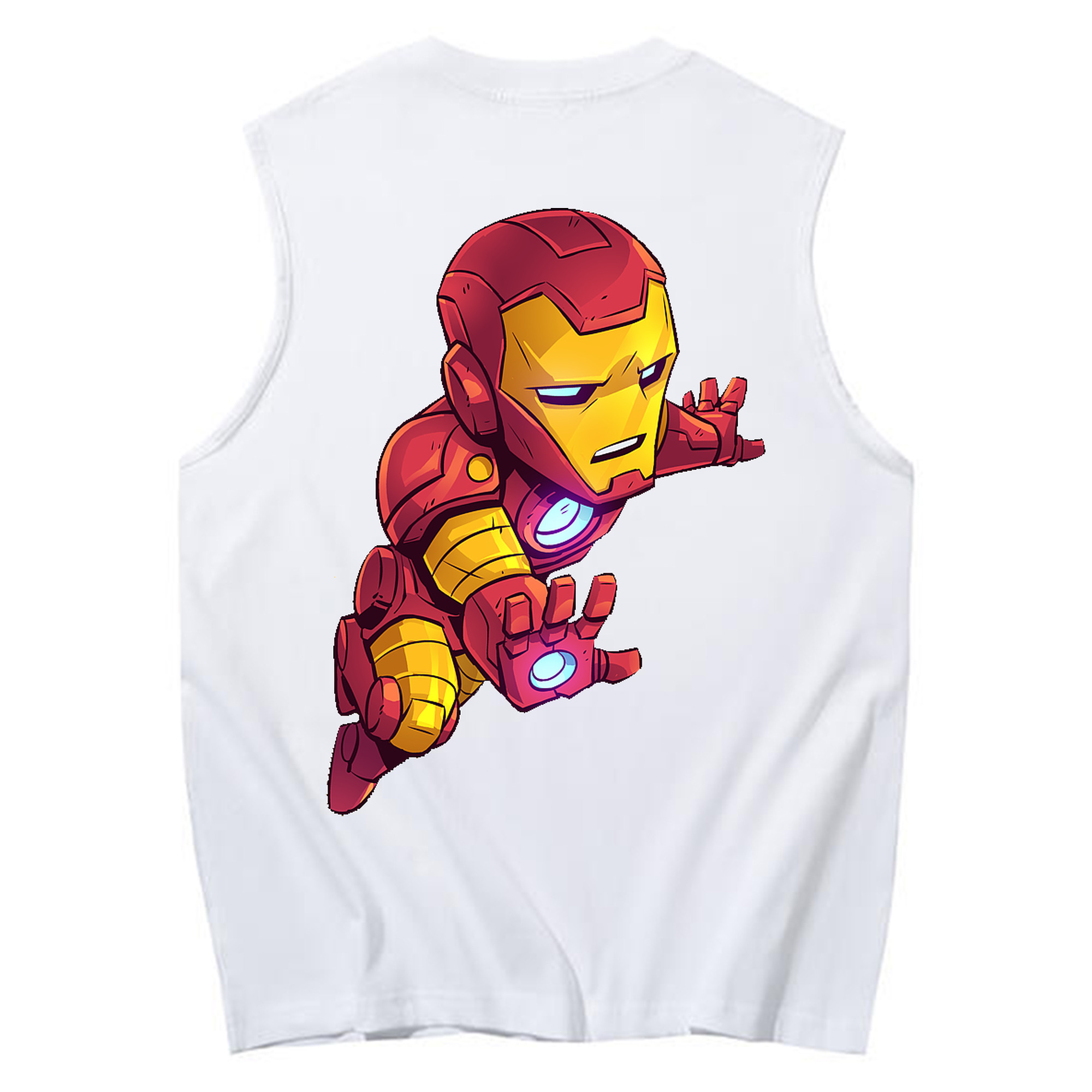 （画像用） アベンジャーズ The Avengers コットン100％タンクトップ（背面プリント）
