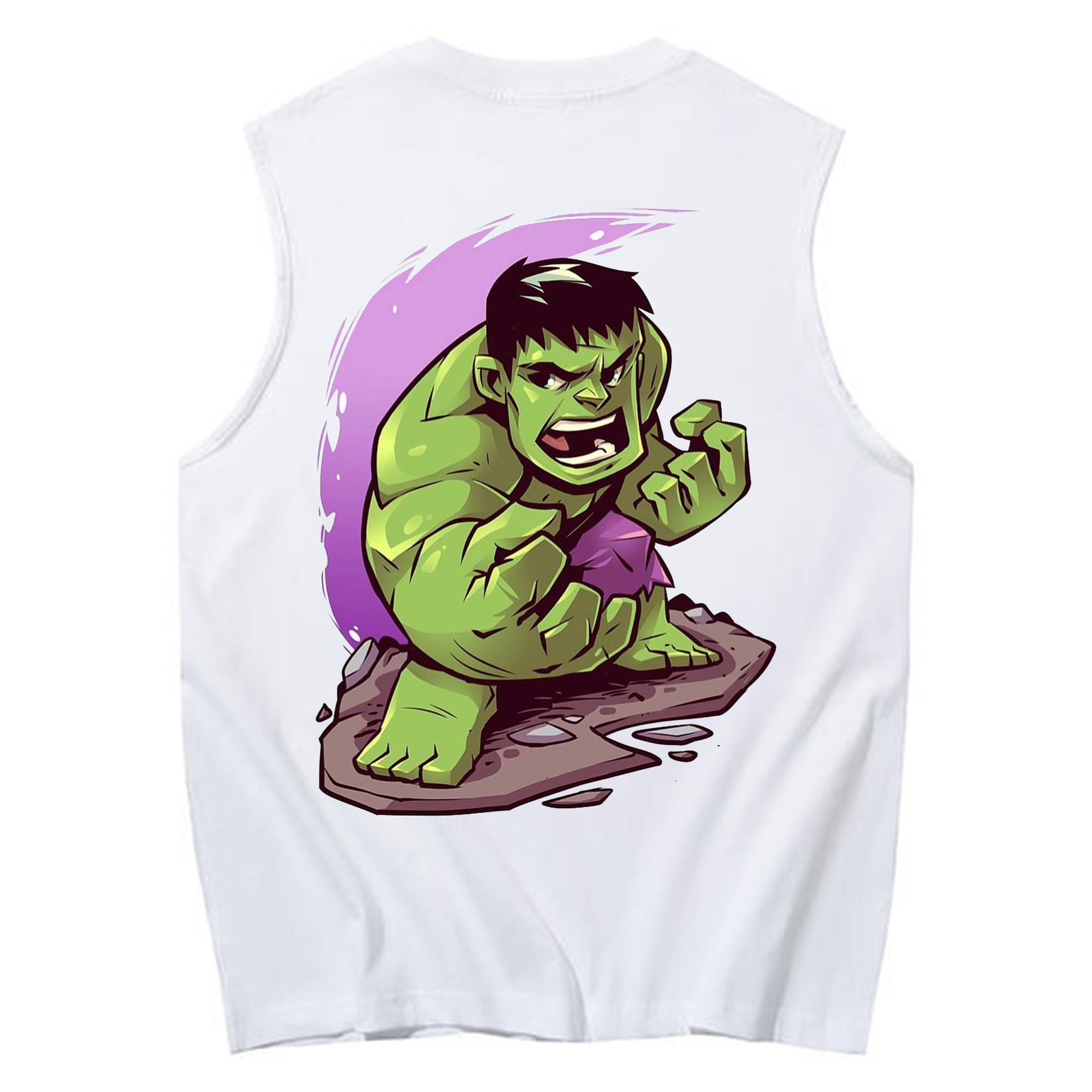 （画像用） アベンジャーズ The Avengers コットン100％タンクトップ（背面プリント）