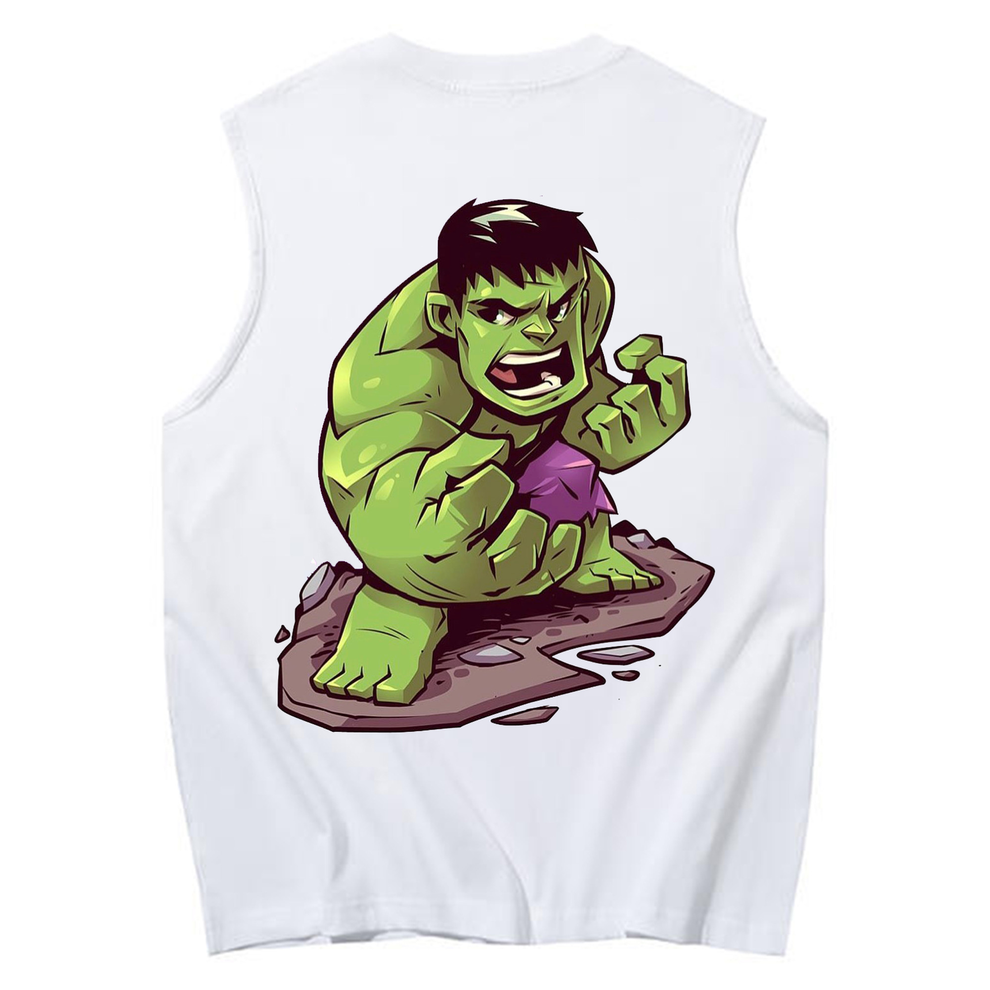 （画像用） アベンジャーズ The Avengers コットン100％タンクトップ（背面プリント）