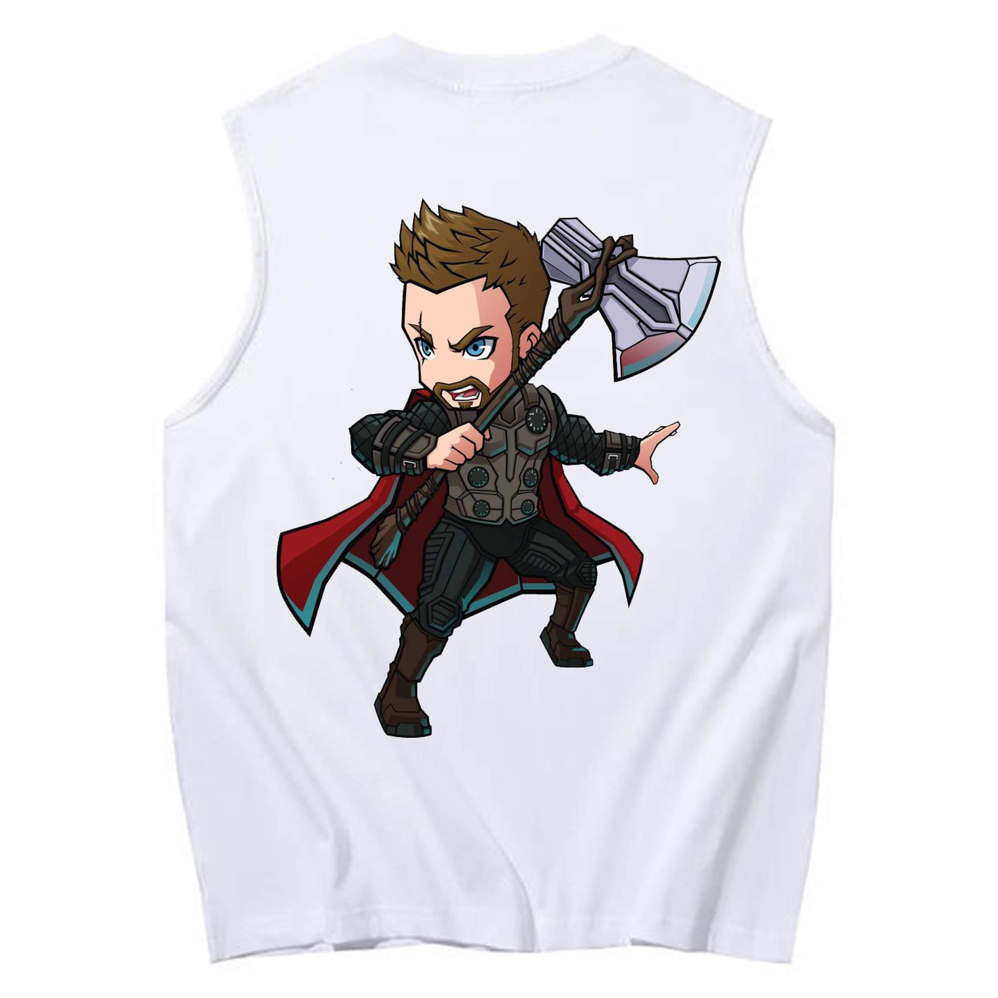（画像用） アベンジャーズ The Avengers コットン100％タンクトップ（背面プリント）