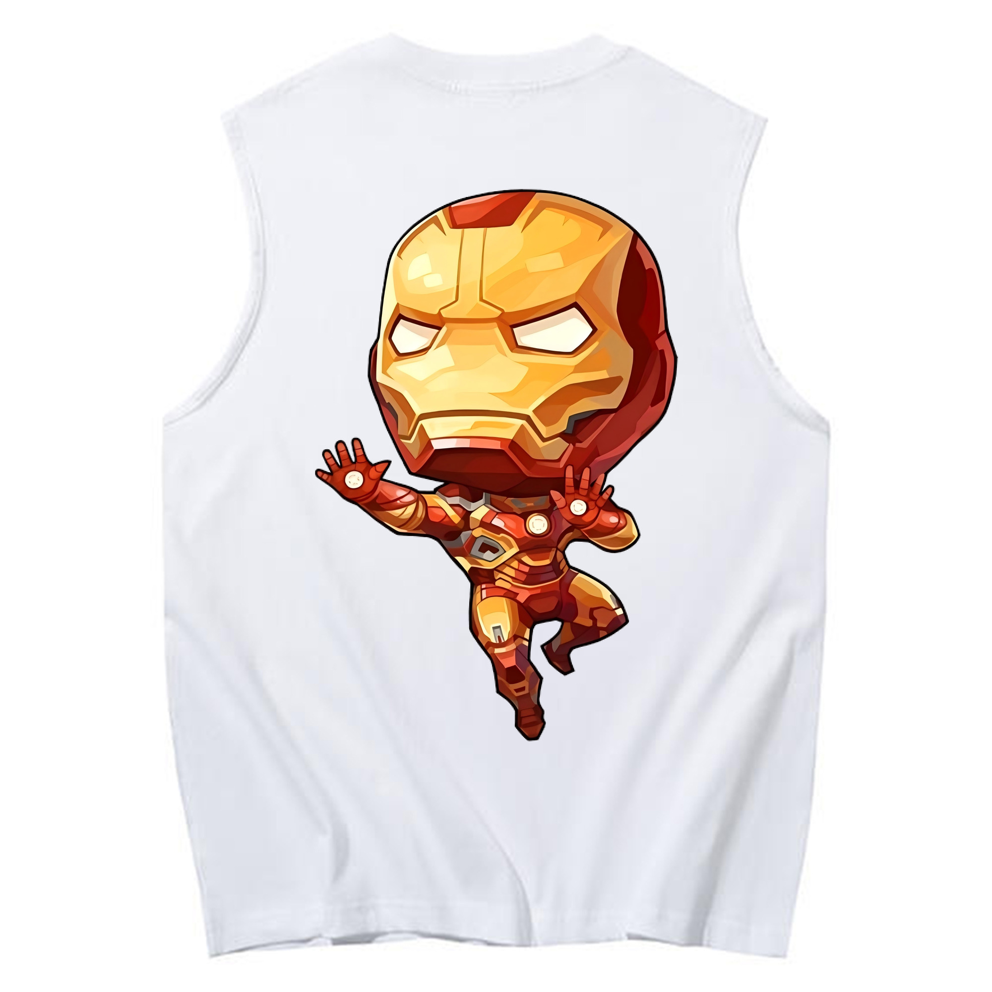 （画像用） アベンジャーズ The Avengers コットン100％タンクトップ（背面プリント）