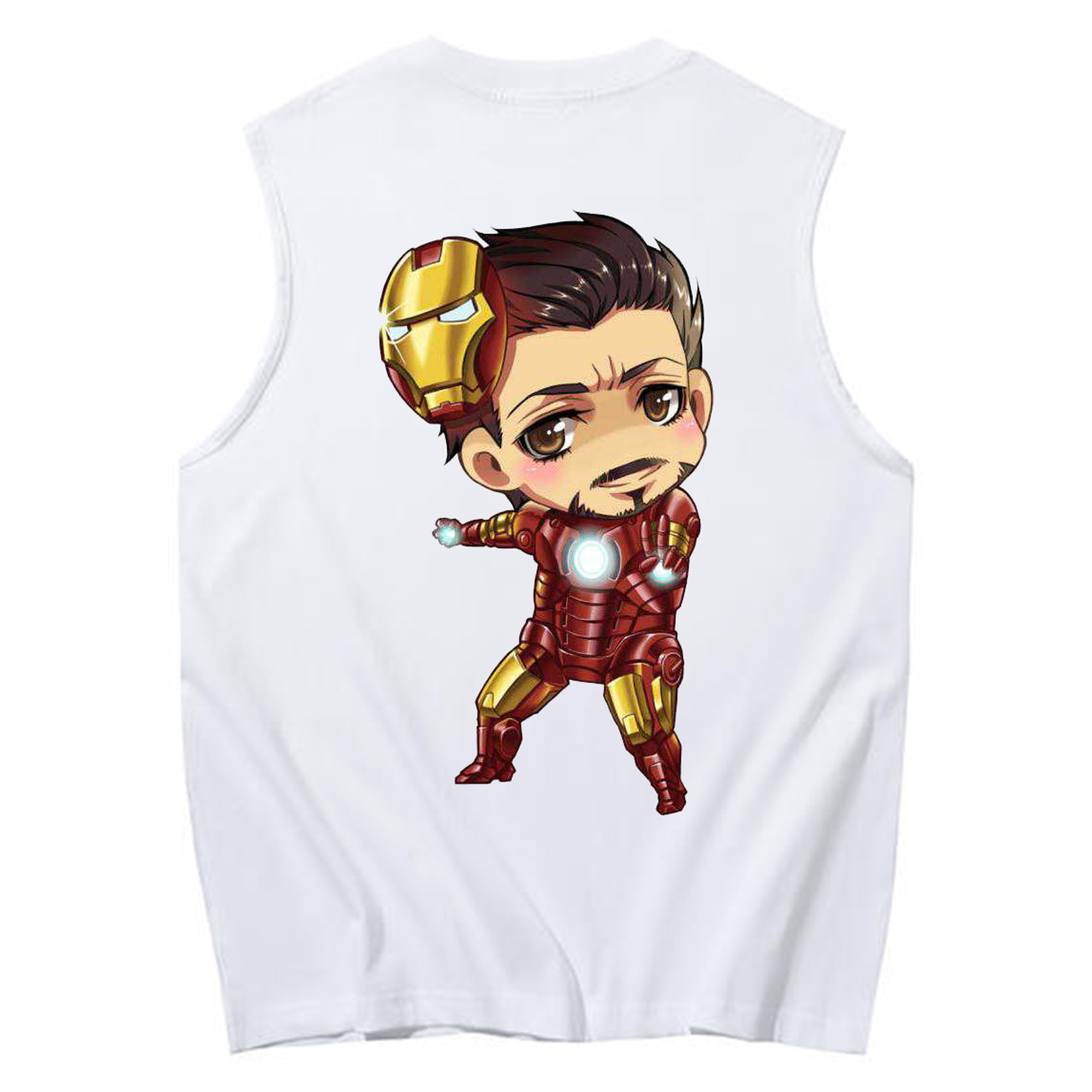 （画像用） アベンジャーズ The Avengers コットン100％タンクトップ（背面プリント）